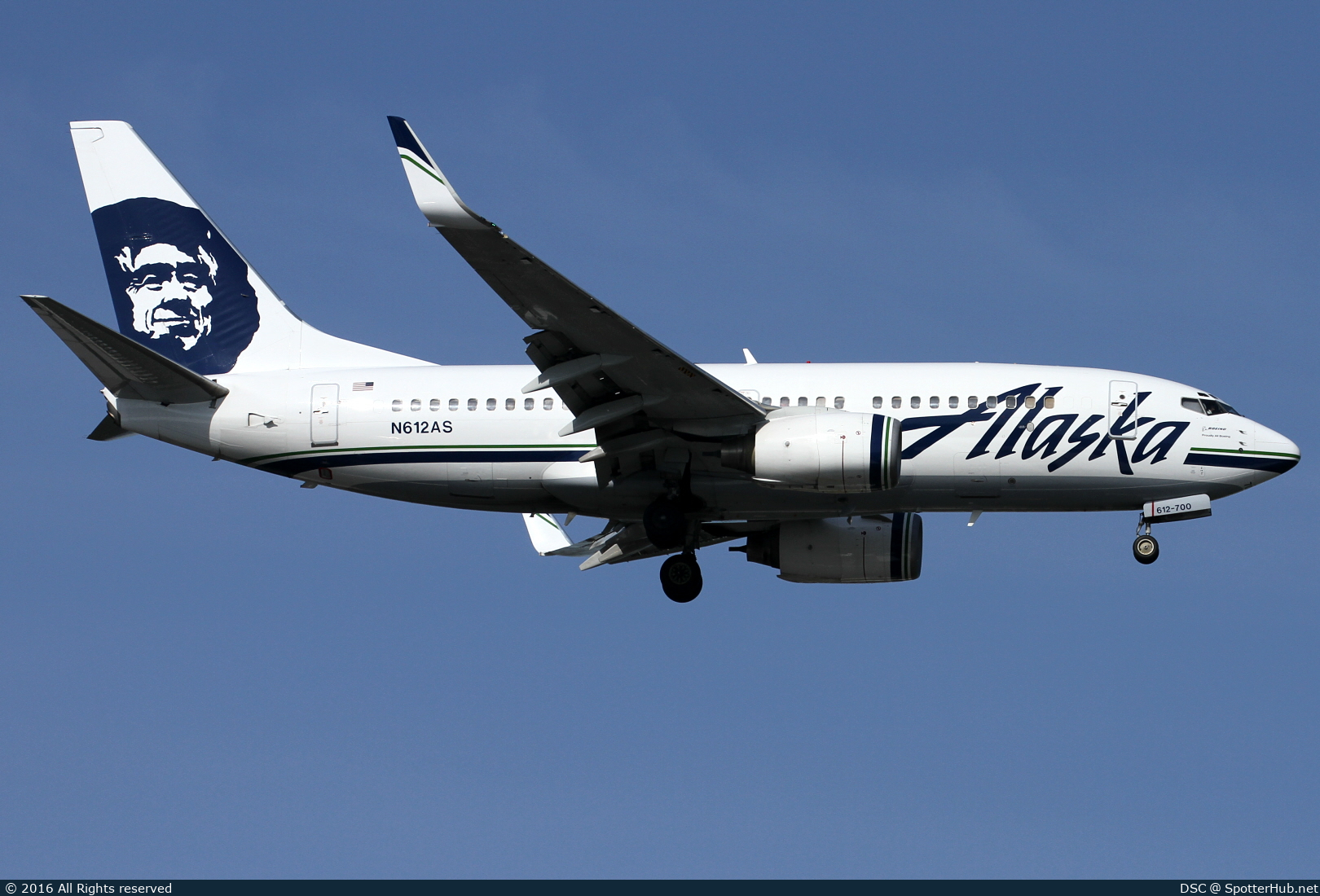 Photo of N612AS - Boeing 737-790 operated by Alaska Airlines