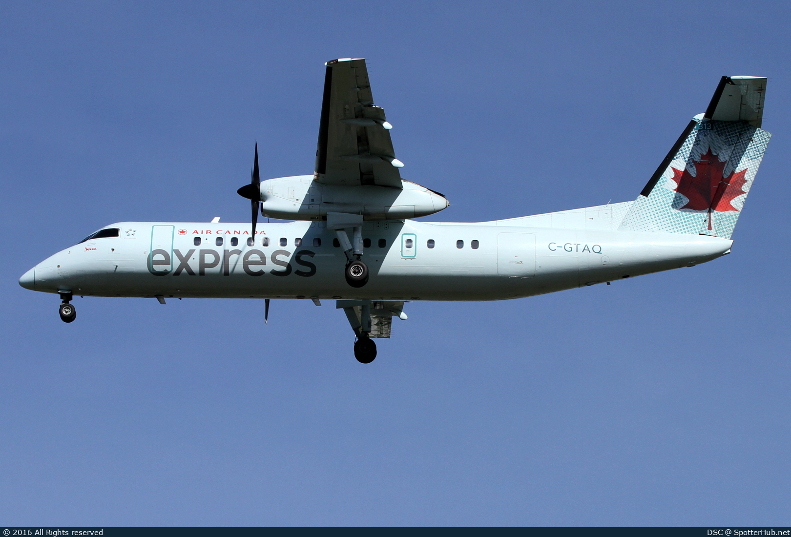 Photo of C-GTAQ - De Havilland Canada DHC-8-301 Dash 8 operated by Air Canada Express (opb Jazz Air)