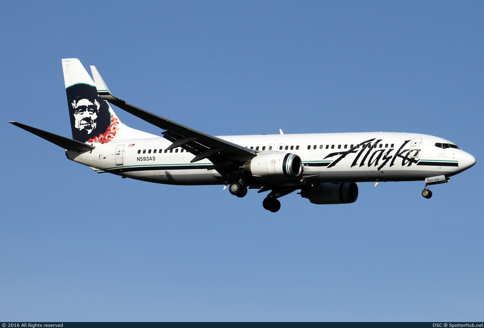 Photo of N593AS - Boeing 737-890 operated by Alaska Airlines