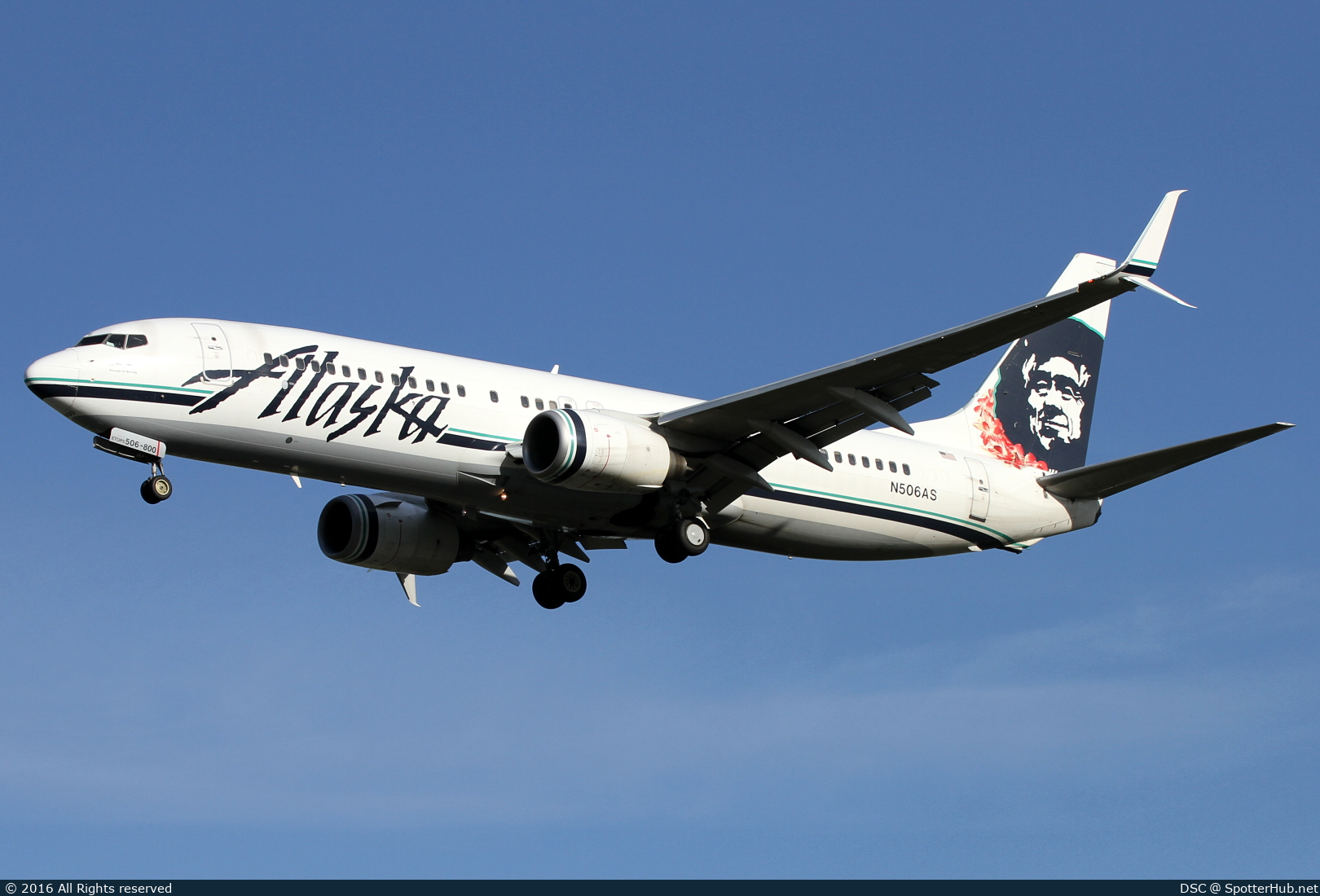 Photo of N506AS - Boeing 737-890 operated by Alaska Airlines