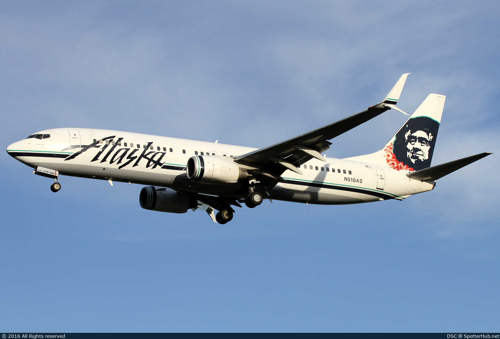 Photo of N518AS - Boeing 737-890 operated by Alaska Airlines