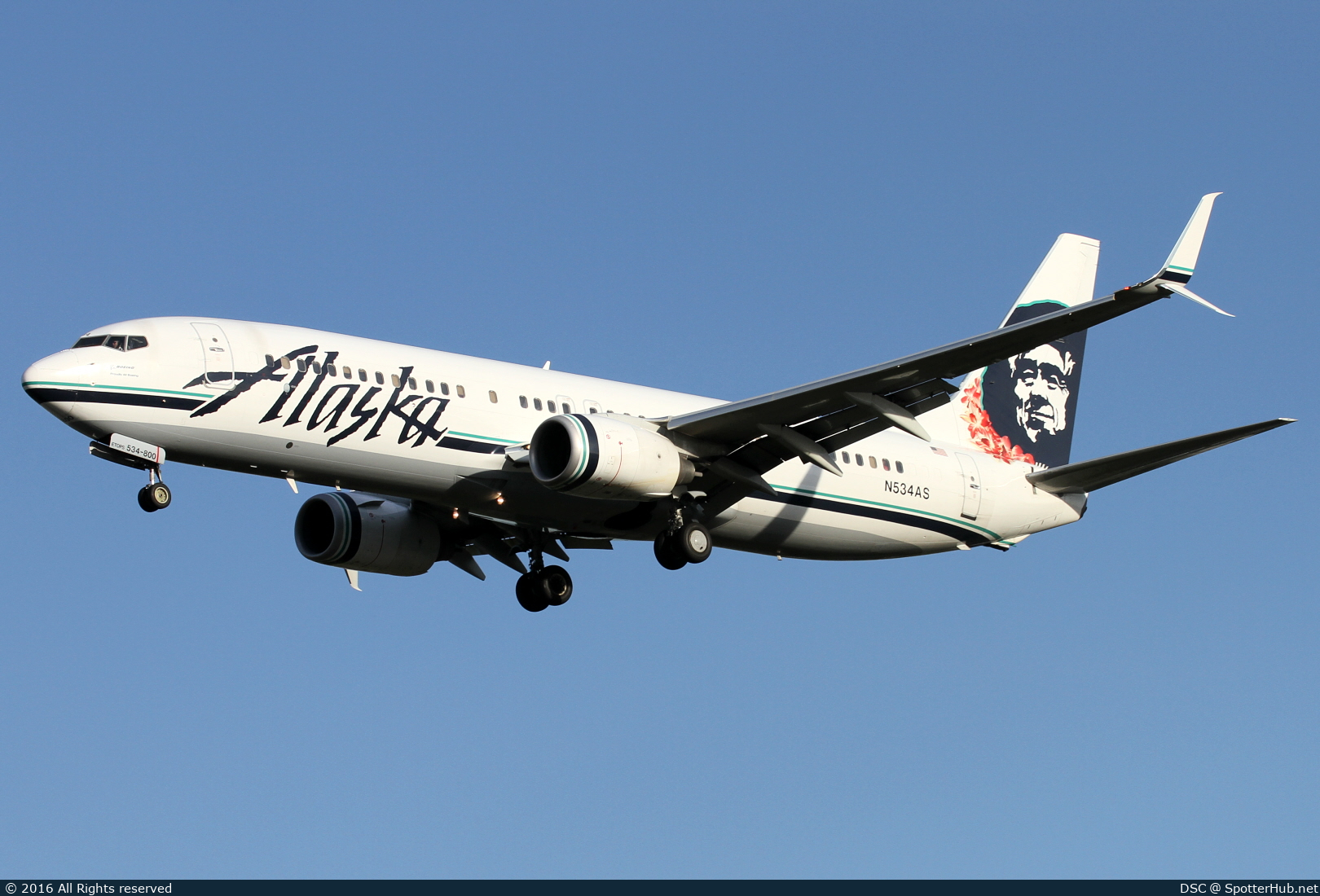 Photo of N534AS - Boeing 737-890 operated by Alaska Airlines
