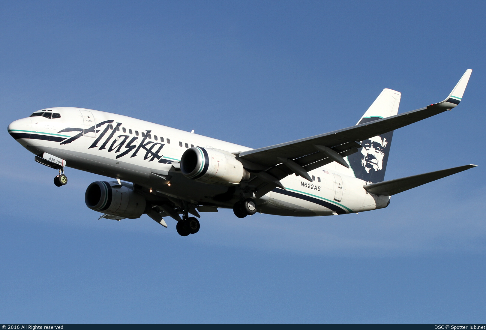 Photo of N622AS - Boeing 737-790 operated by Alaska Airlines