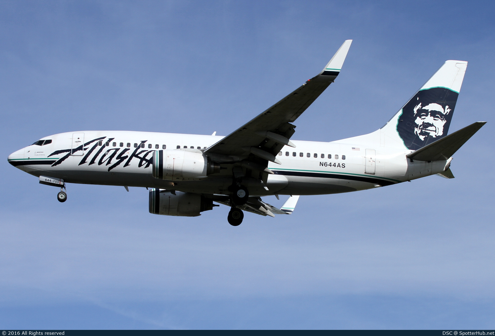 Photo of N644AS - Boeing 737-790 operated by Alaska Airlines