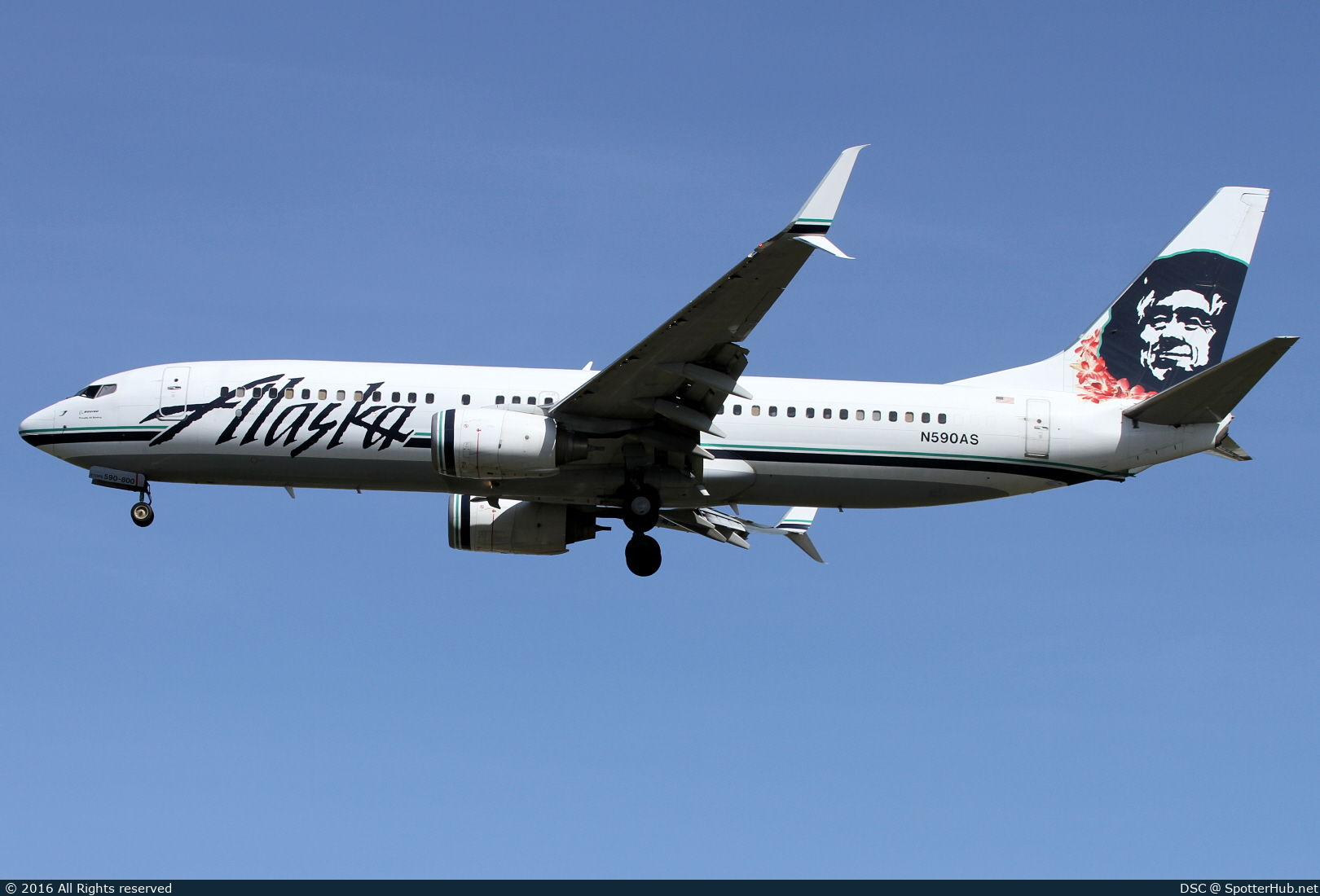Photo of N590AS - Boeing 737-890 operated by Alaska Airlines