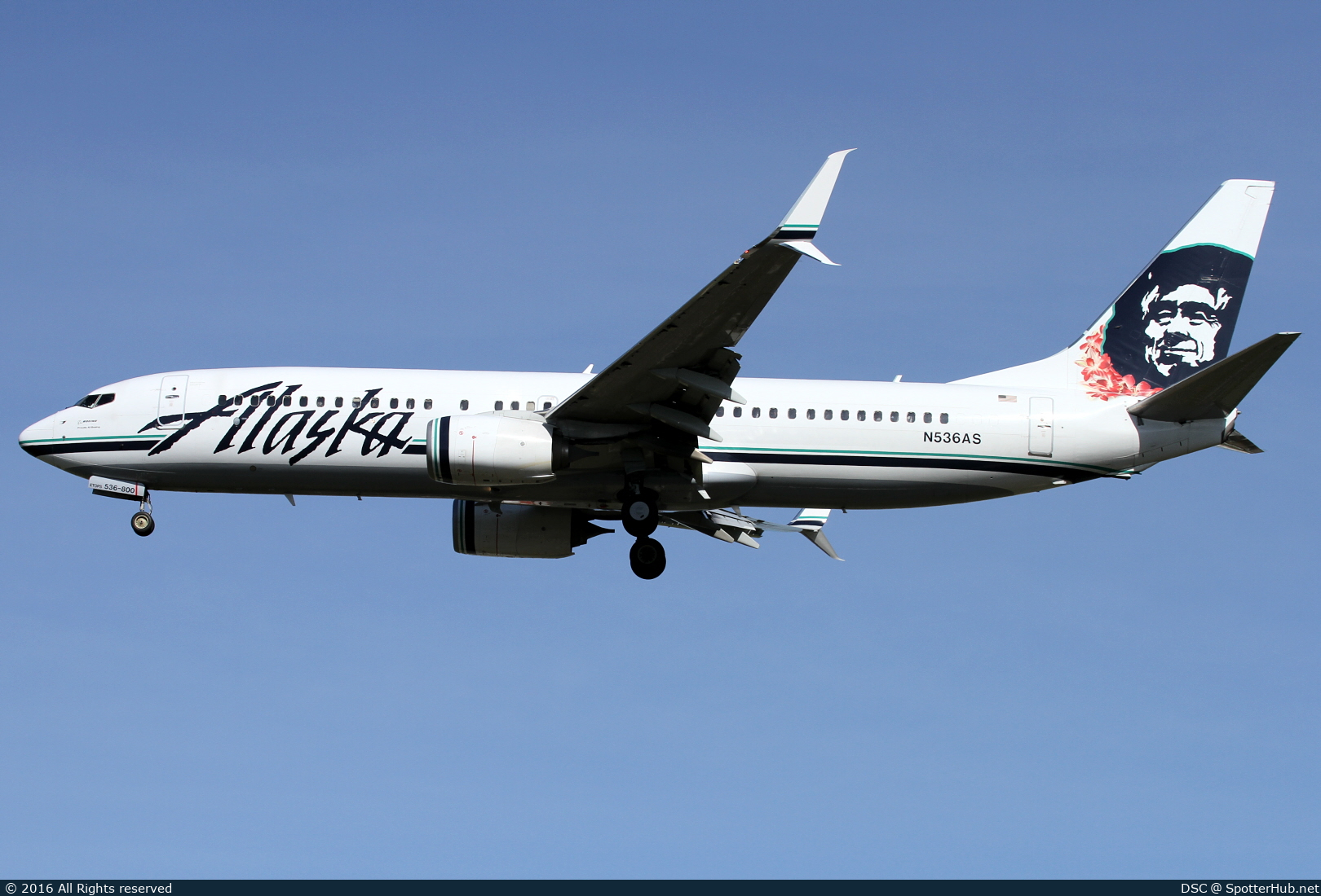 Photo of N536AS - Boeing 737-890 operated by Alaska Airlines