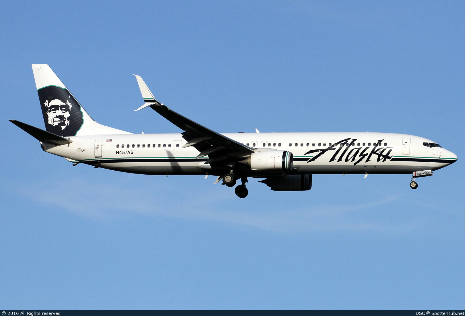Photo of N457AS - Boeing 737-990(ER) operated by Alaska Airlines