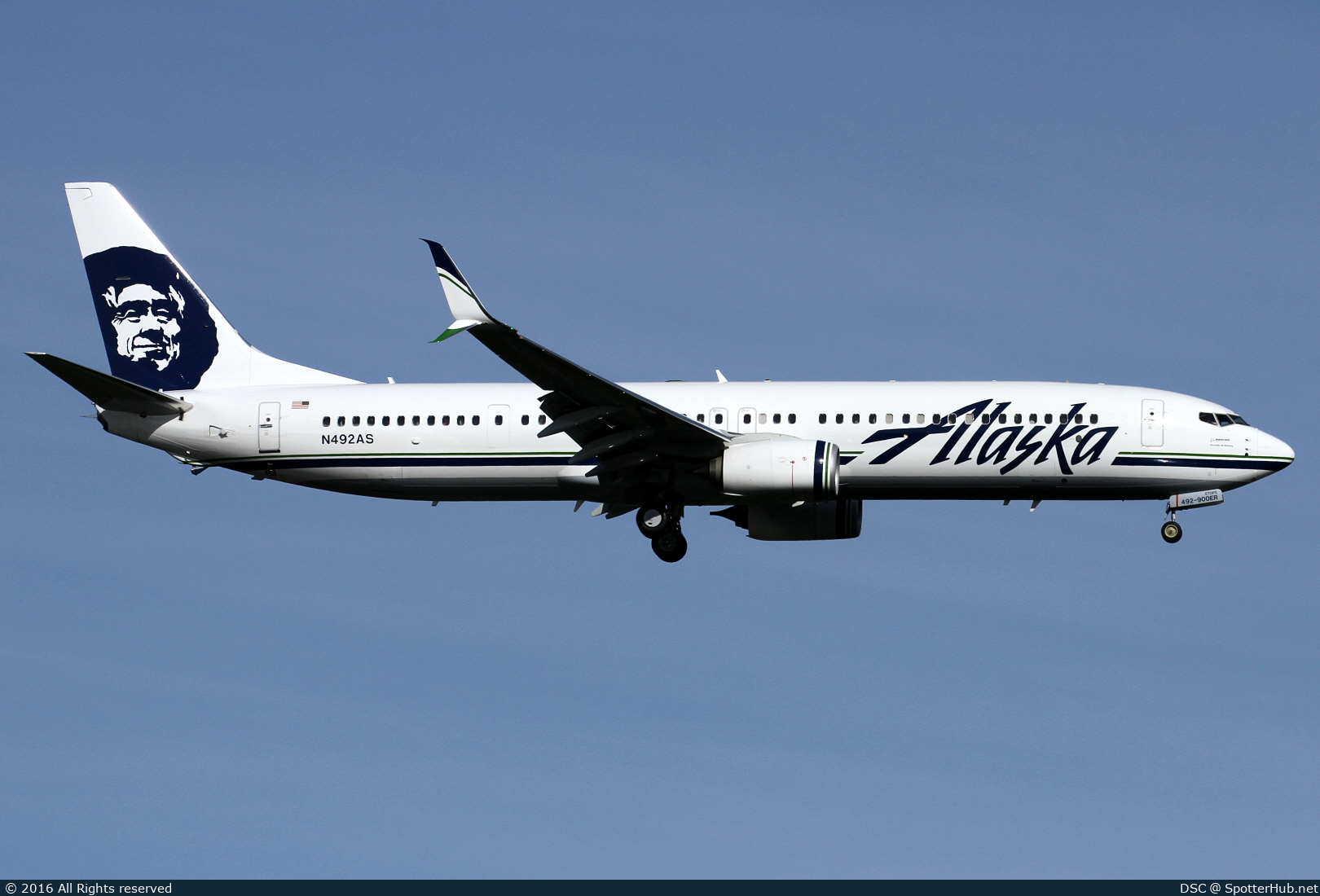 Photo of N492AS - Boeing 737-990(ER) operated by Alaska Airlines