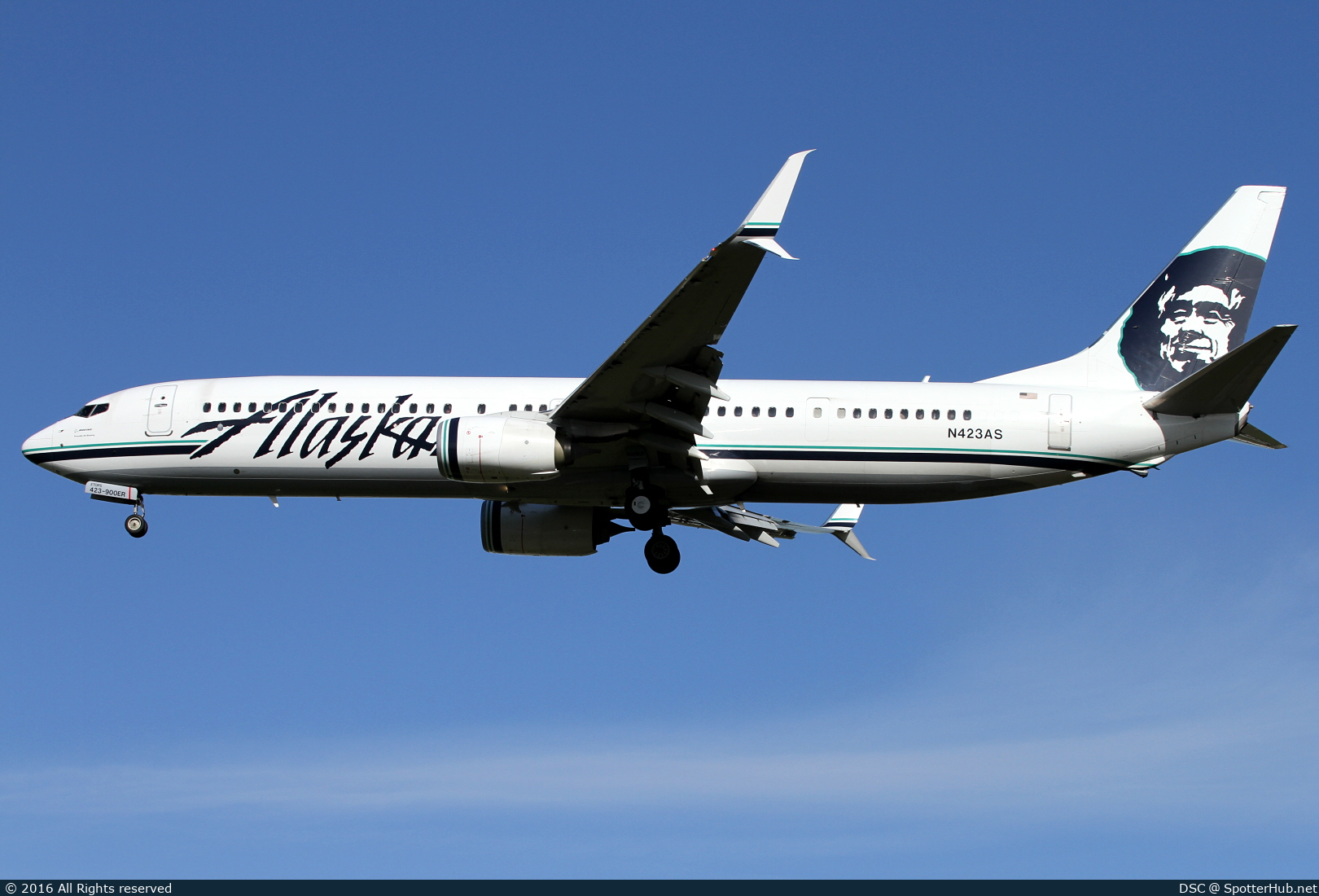 Photo of N423AS - Boeing 737-990(ER) operated by Alaska Airlines