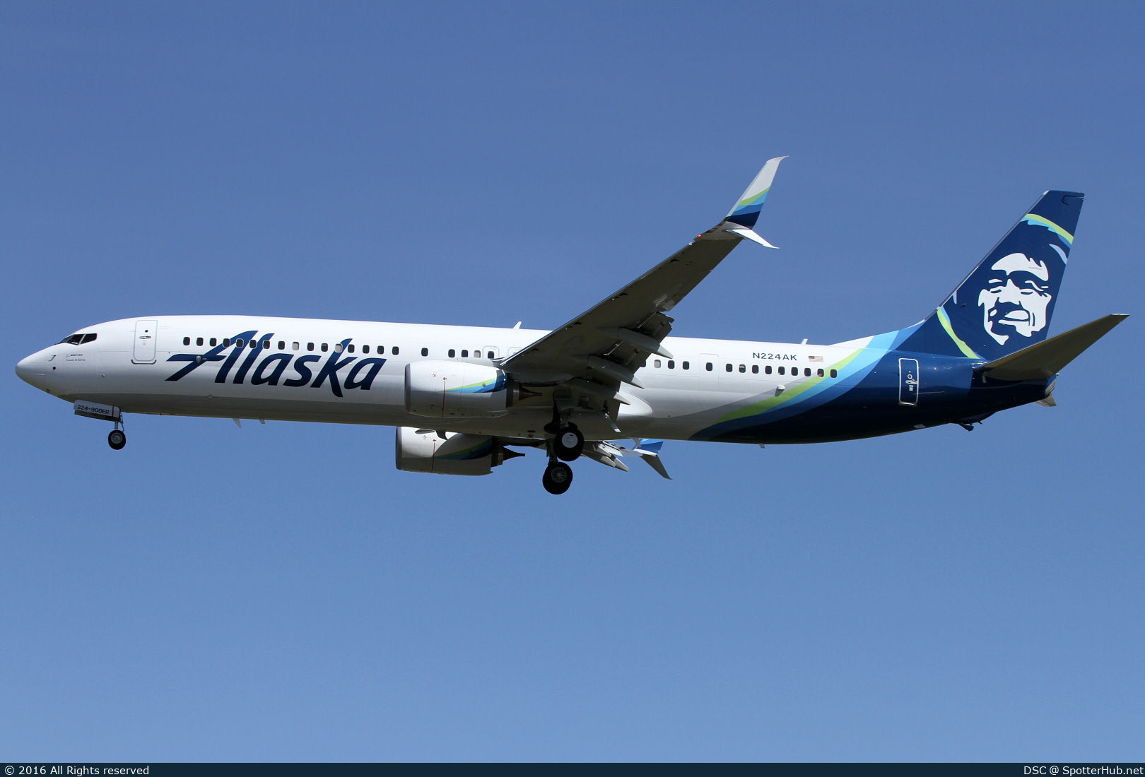 Photo of N224AK - Boeing 737-990(ER) operated by Alaska Airlines