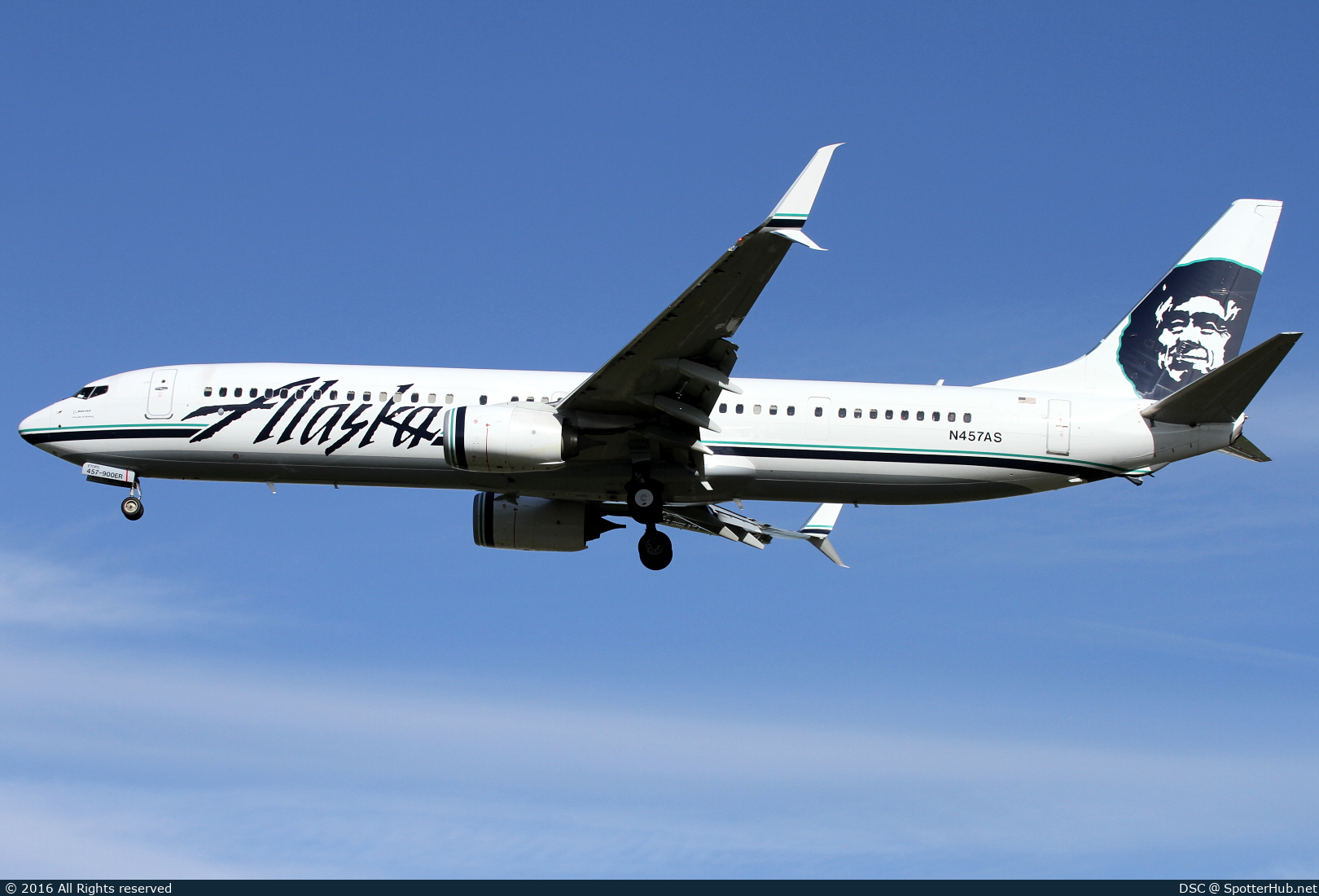 Photo of N457AS - Boeing 737-990(ER) operated by Alaska Airlines