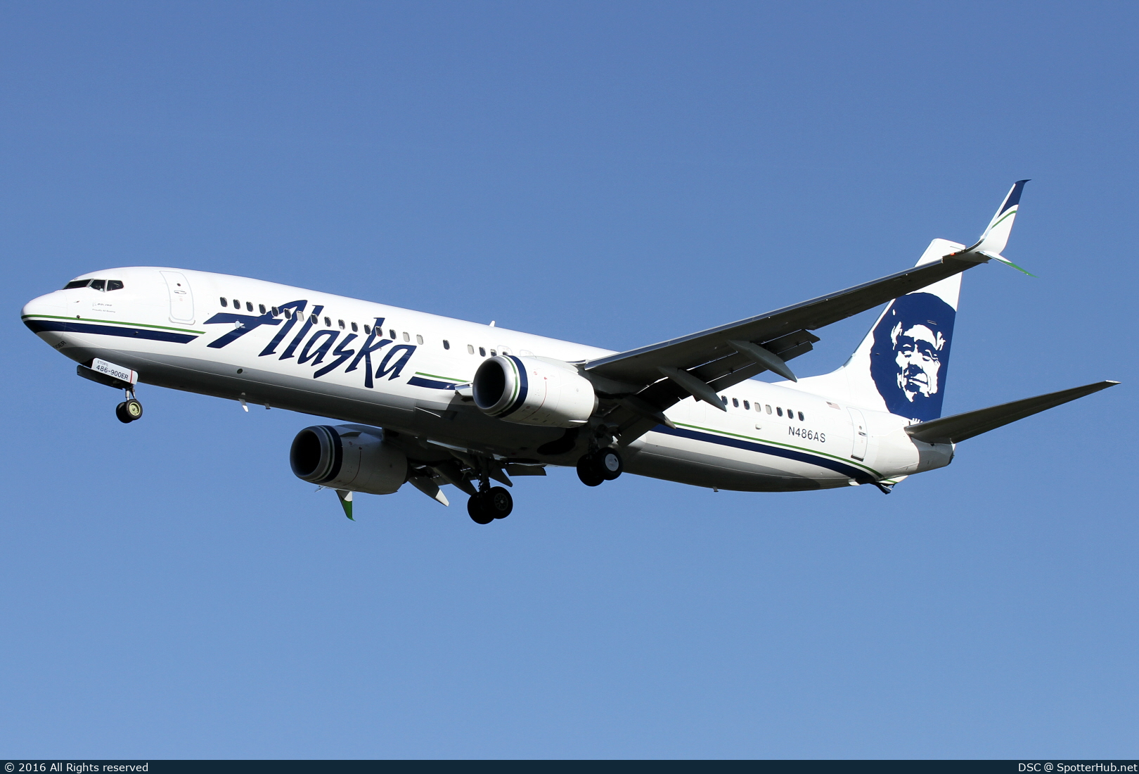 Photo of N486AS - Boeing 737-990(ER) operated by Alaska Airlines