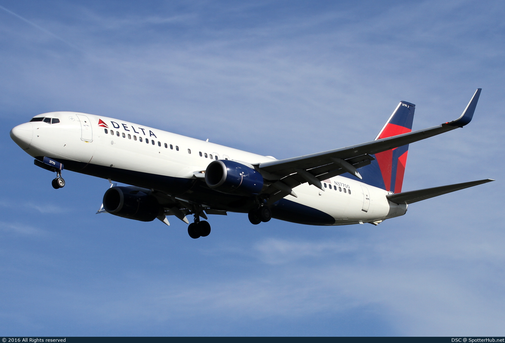 Photo of N37700 - Boeing 737-832 operated by Delta Air Lines