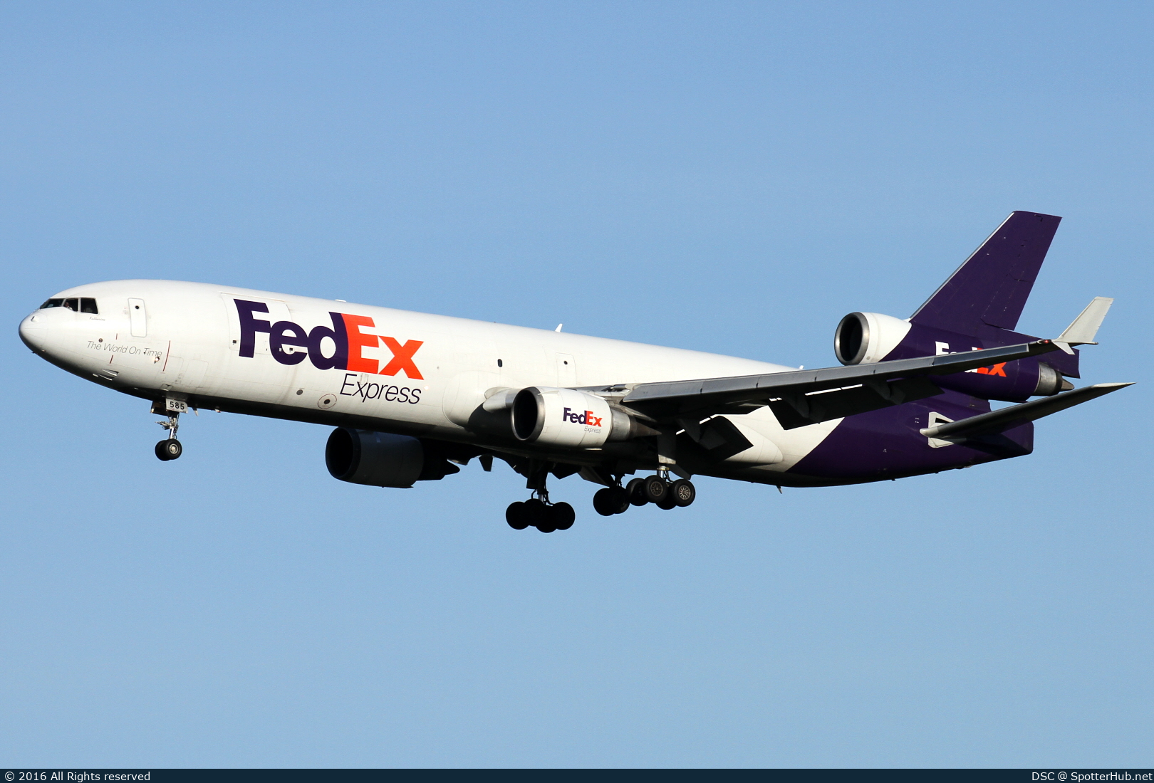 Photo of N585FE - McDonnell Douglas MD-11(F) operated by FedEx