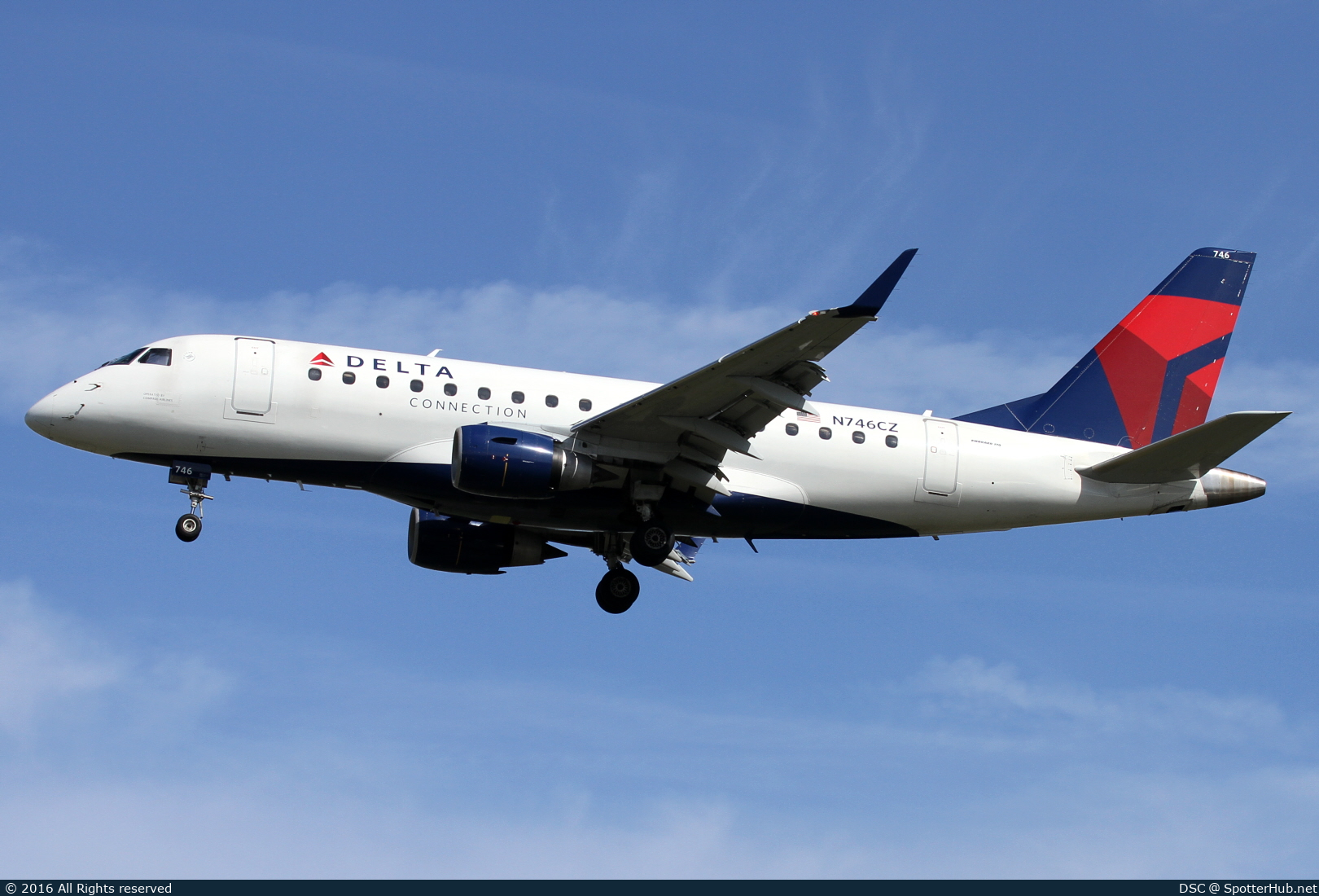 Photo of N746CZ - Embraer ERJ-170LR operated by Delta Connection (opb Compass Airlines)