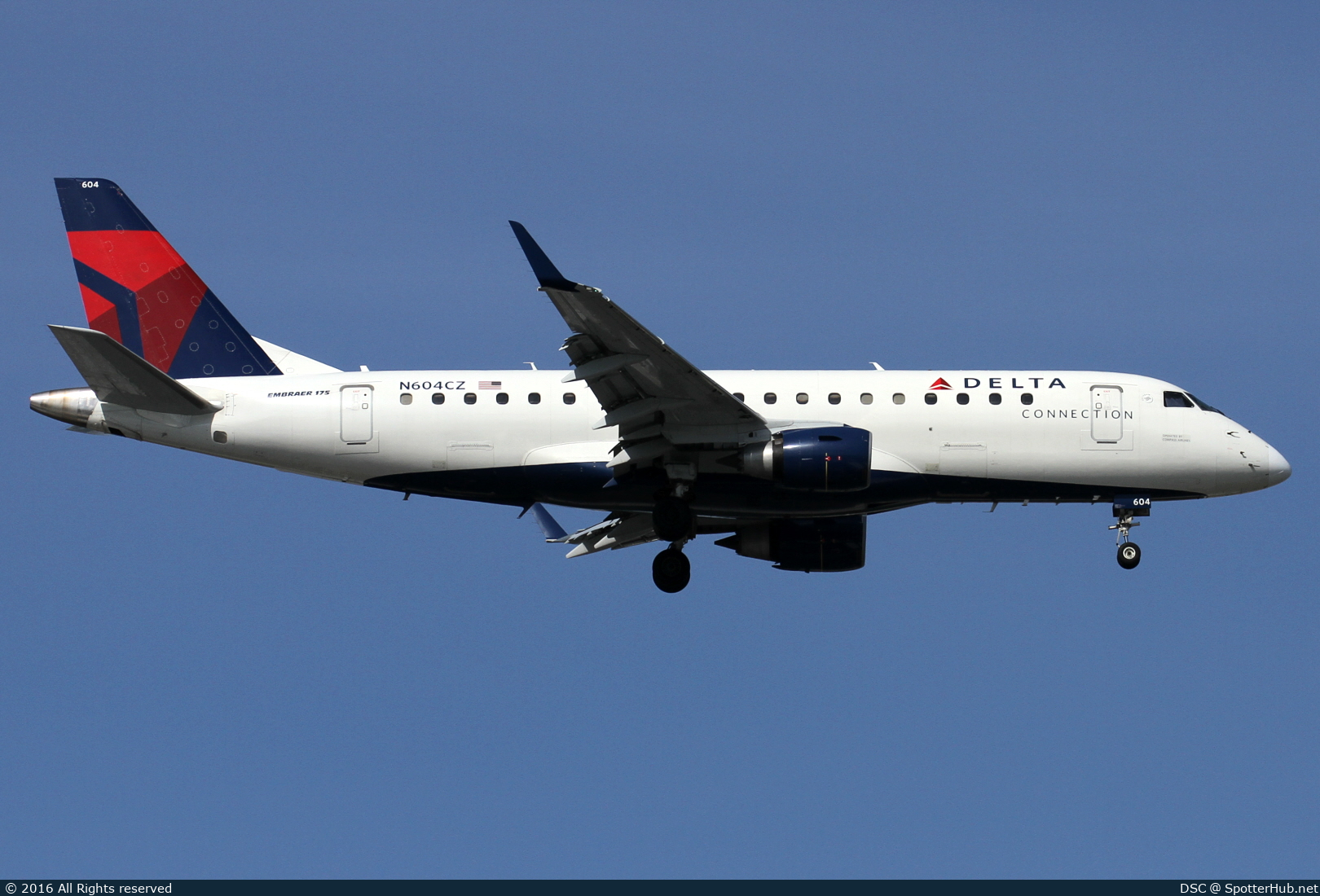 Photo of N604CZ - Embraer ERJ-175LR operated by Delta Connection (opb Compass Airlines)