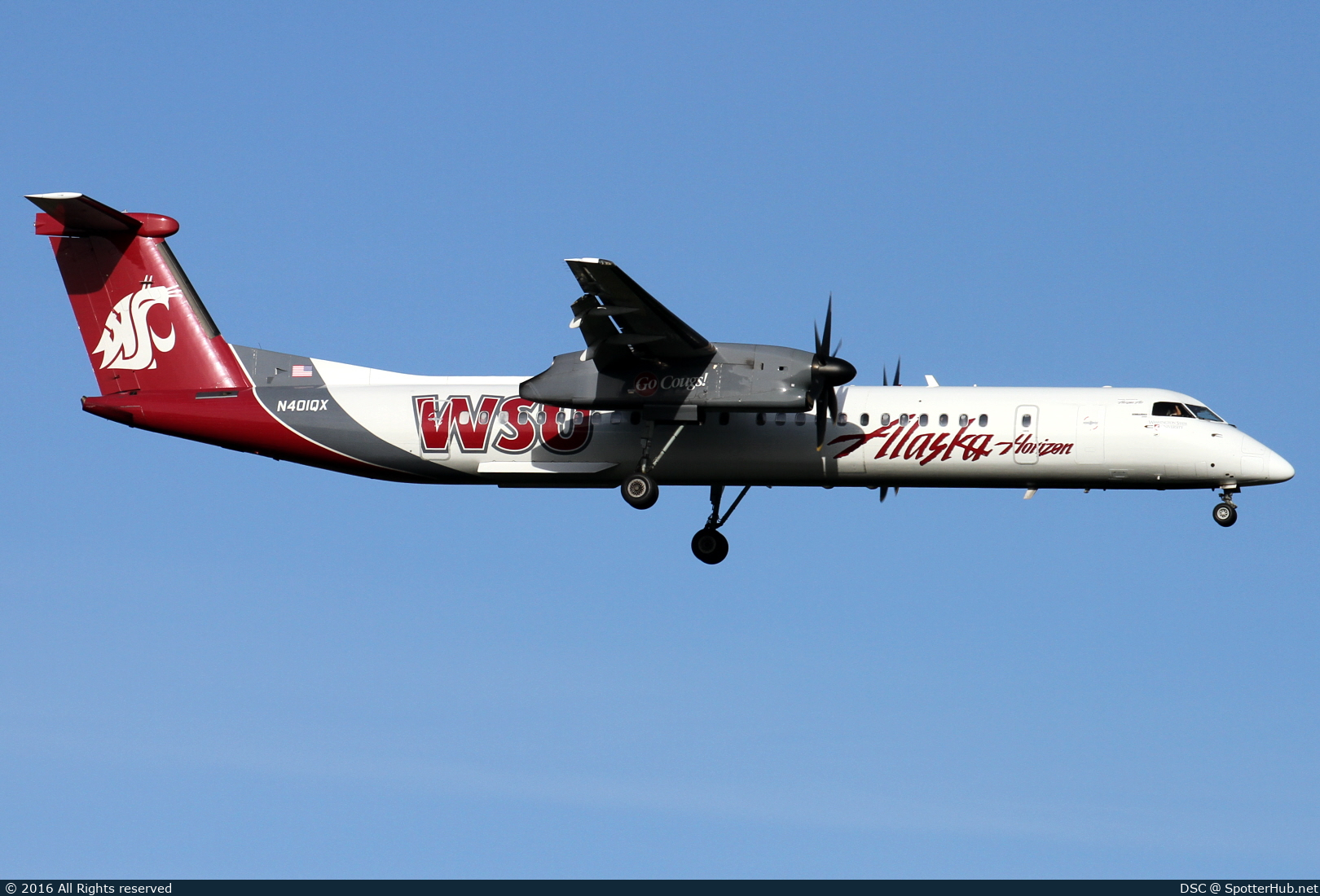 Photo of N401QX - Bombardier DHC-8-402 Dash 8 Q400 operated by Alaska Airlines (opb Horizon Air)