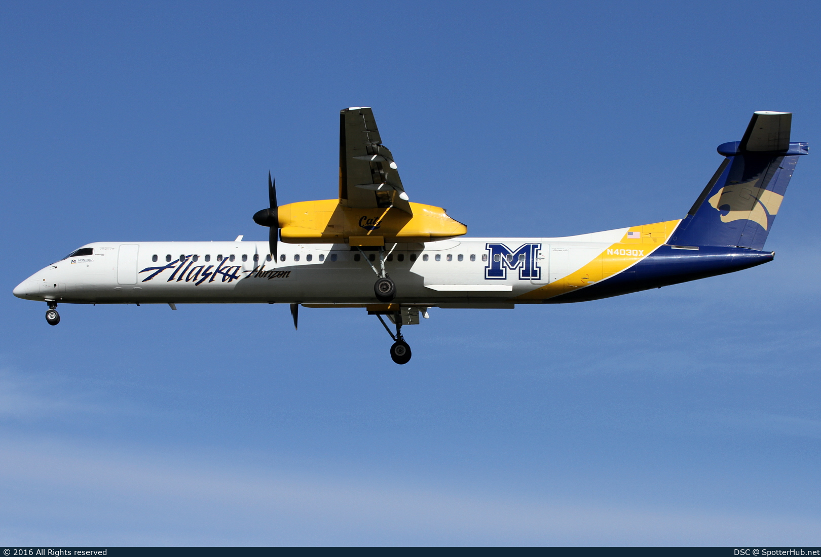 Photo of N403QX - Bombardier DHC-8-402 Dash 8 Q400 operated by Alaska Airlines (opb Horizon Air)