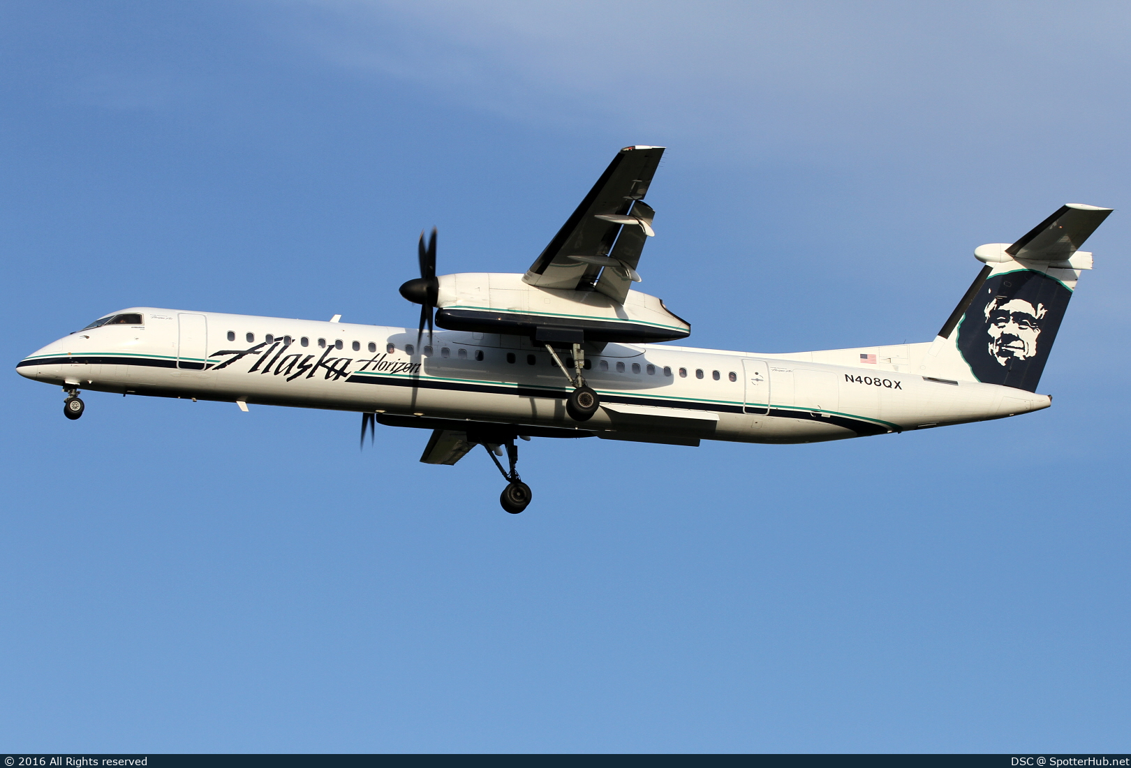 Photo of N408QX - Bombardier DHC-8-402 Dash 8 Q400 operated by Alaska Airlines (opb Horizon Air)