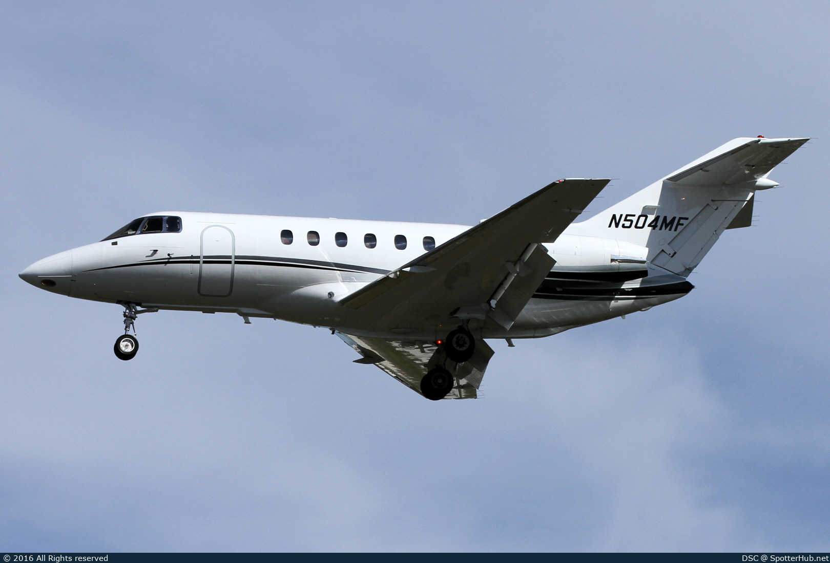 Photo of N504MF - Hawker Beechcraft 800XP operated by Private