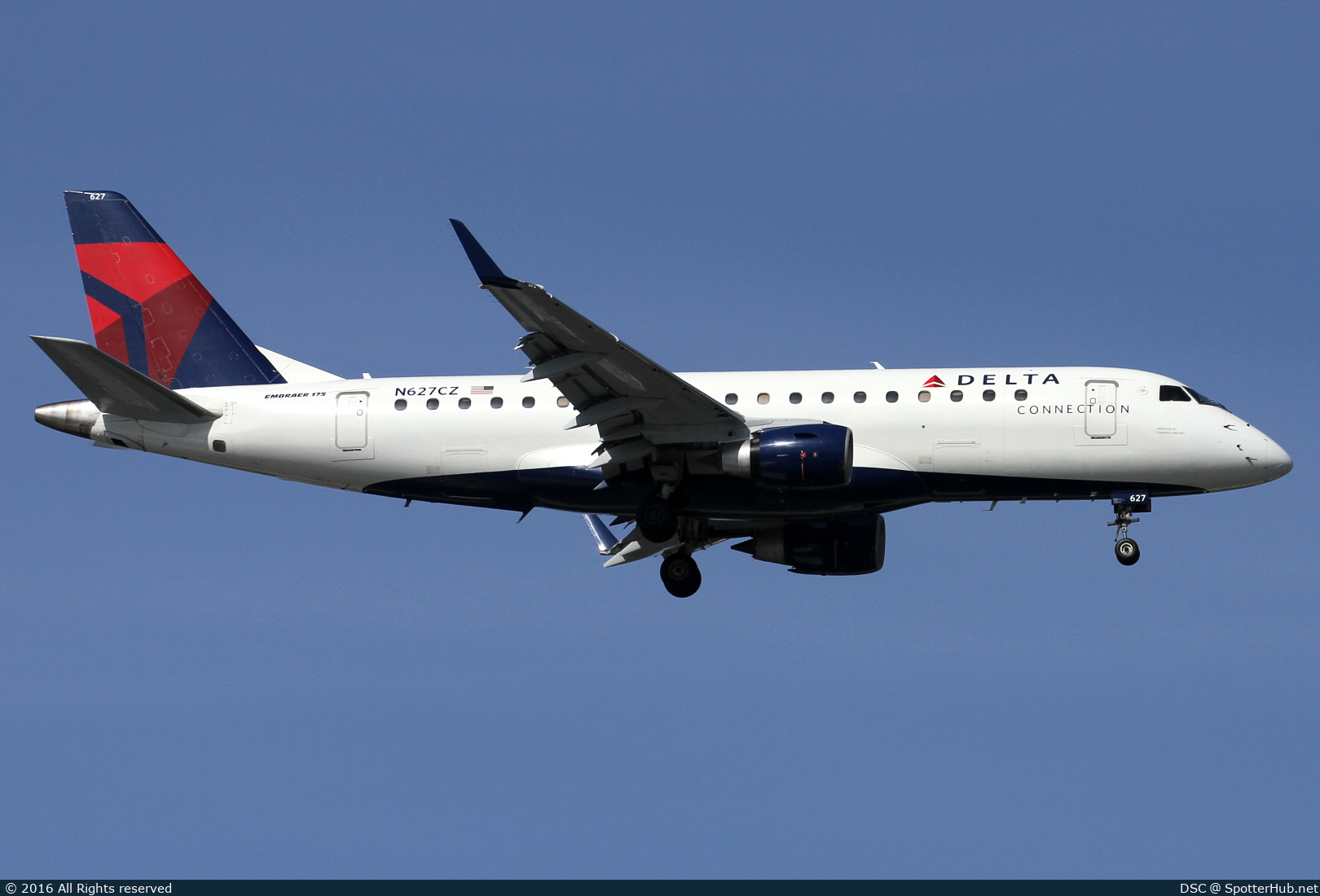 Photo of N627CZ - Embraer ERJ-175LR operated by Delta Connection (opb Compass Airlines)