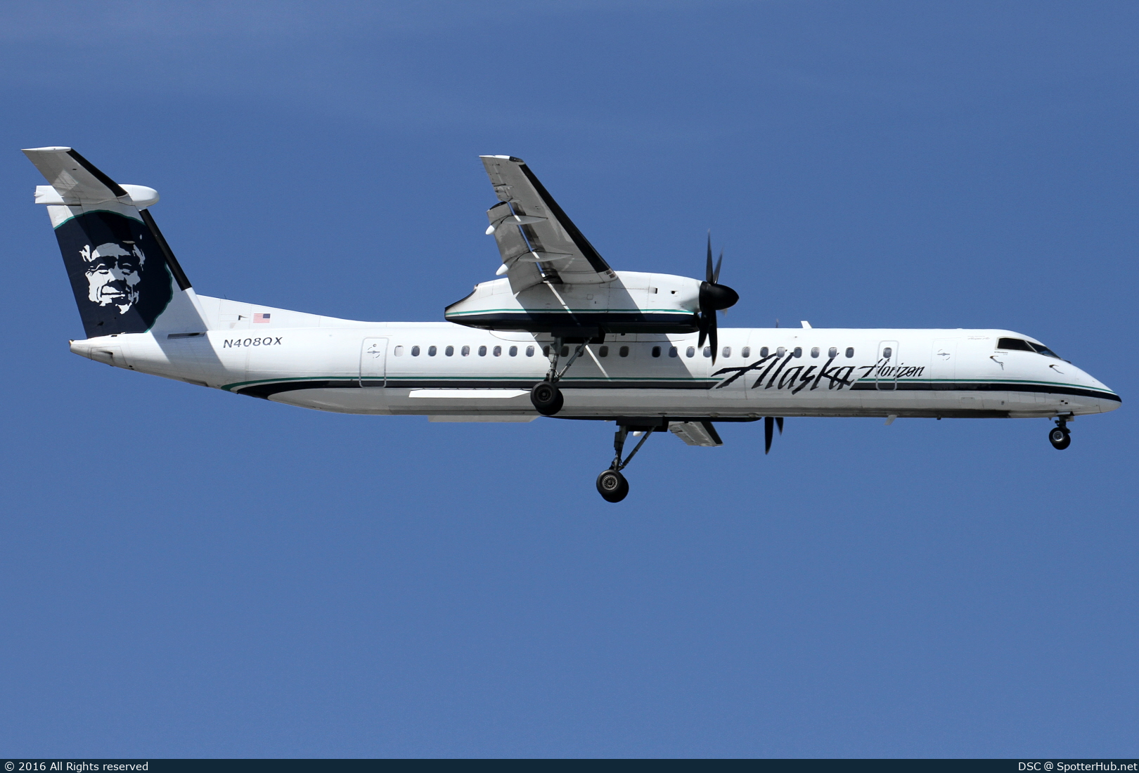 Photo of N408QX - Bombardier DHC-8-402 Dash 8 Q400 operated by Alaska Airlines (opb Horizon Air)