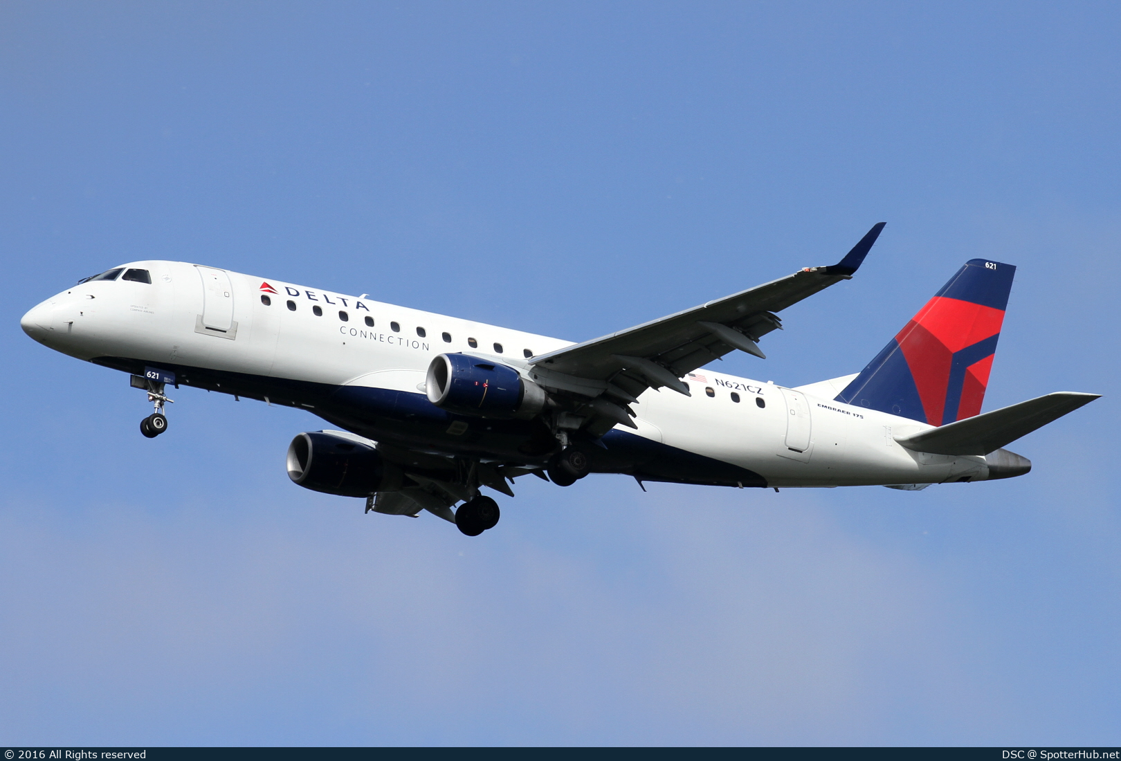 Photo of N621CZ - Embraer ERJ-175LR operated by Delta Connection (opb Compass Airlines)