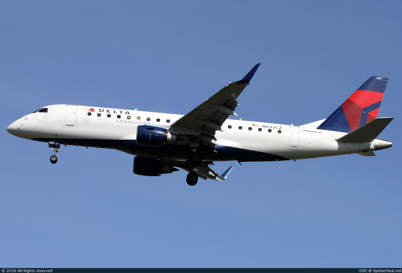 Photo of N632CZ - Embraer ERJ-175LR operated by Delta Connection (opb Compass Airlines)