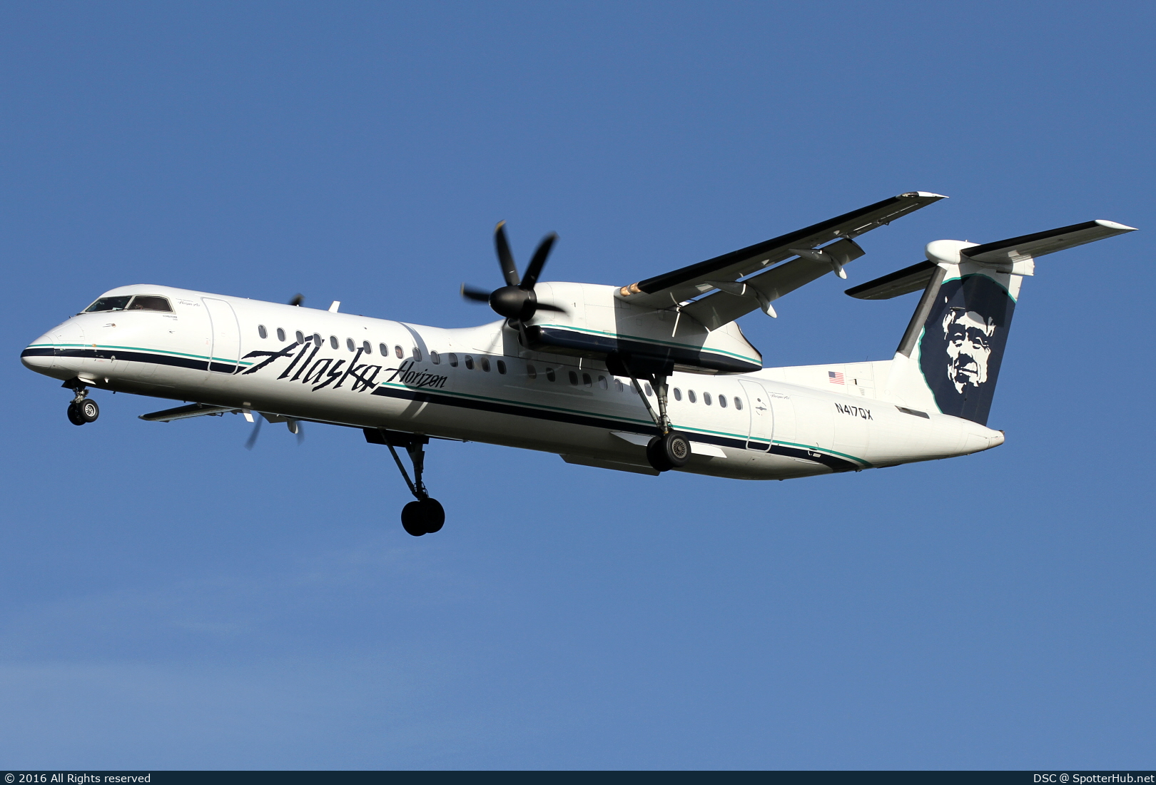 Photo of N417QX - Bombardier DHC-8-402 Dash 8 Q400 operated by Alaska Airlines (opb Horizon Air)