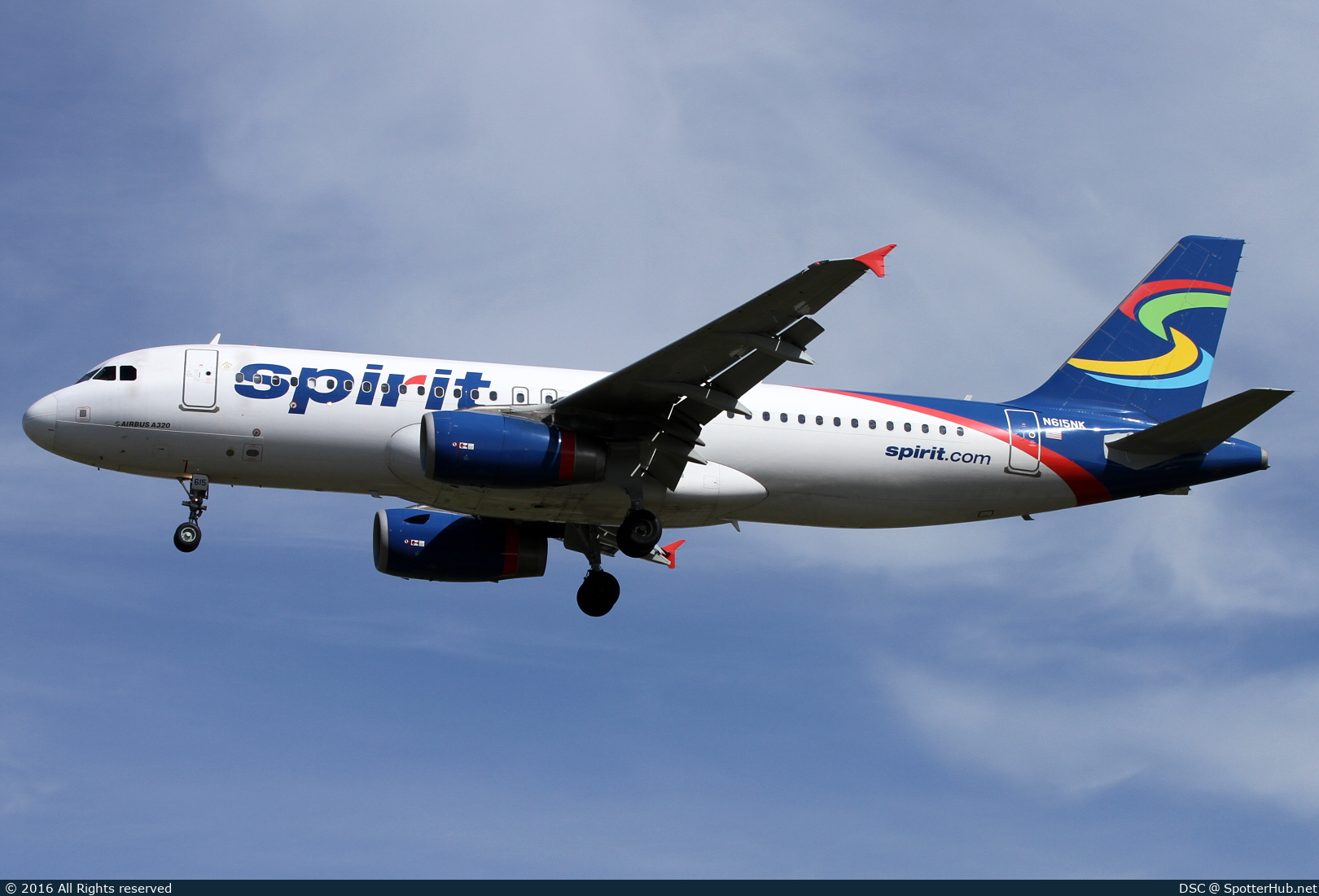 Photo of N615NK - Airbus A320-232 operated by Spirit Airlines