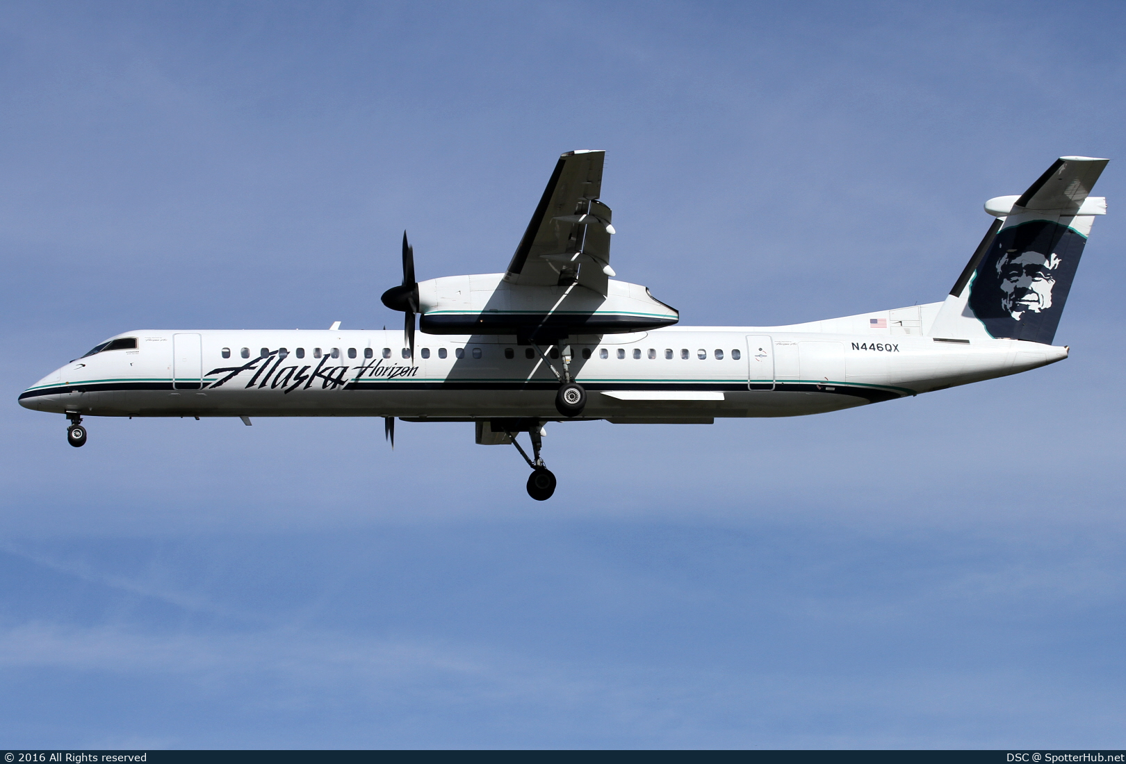 Photo of N446QX - Bombardier DHC-8-402 Dash 8 Q400 operated by Alaska Airlines (opb Horizon Air)