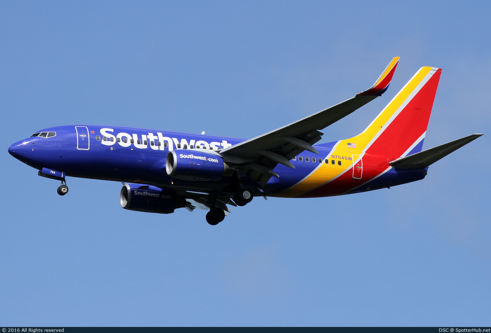 Photo of N746SW - Boeing 737-7H4 operated by Southwest Airlines