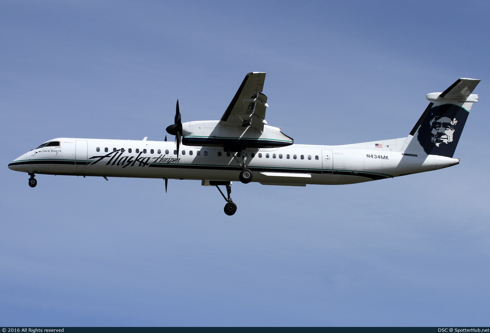 Photo of N434MK - Bombardier DHC-8-402 Dash 8 Q400 operated by Alaska Airlines (opb Horizon Air)