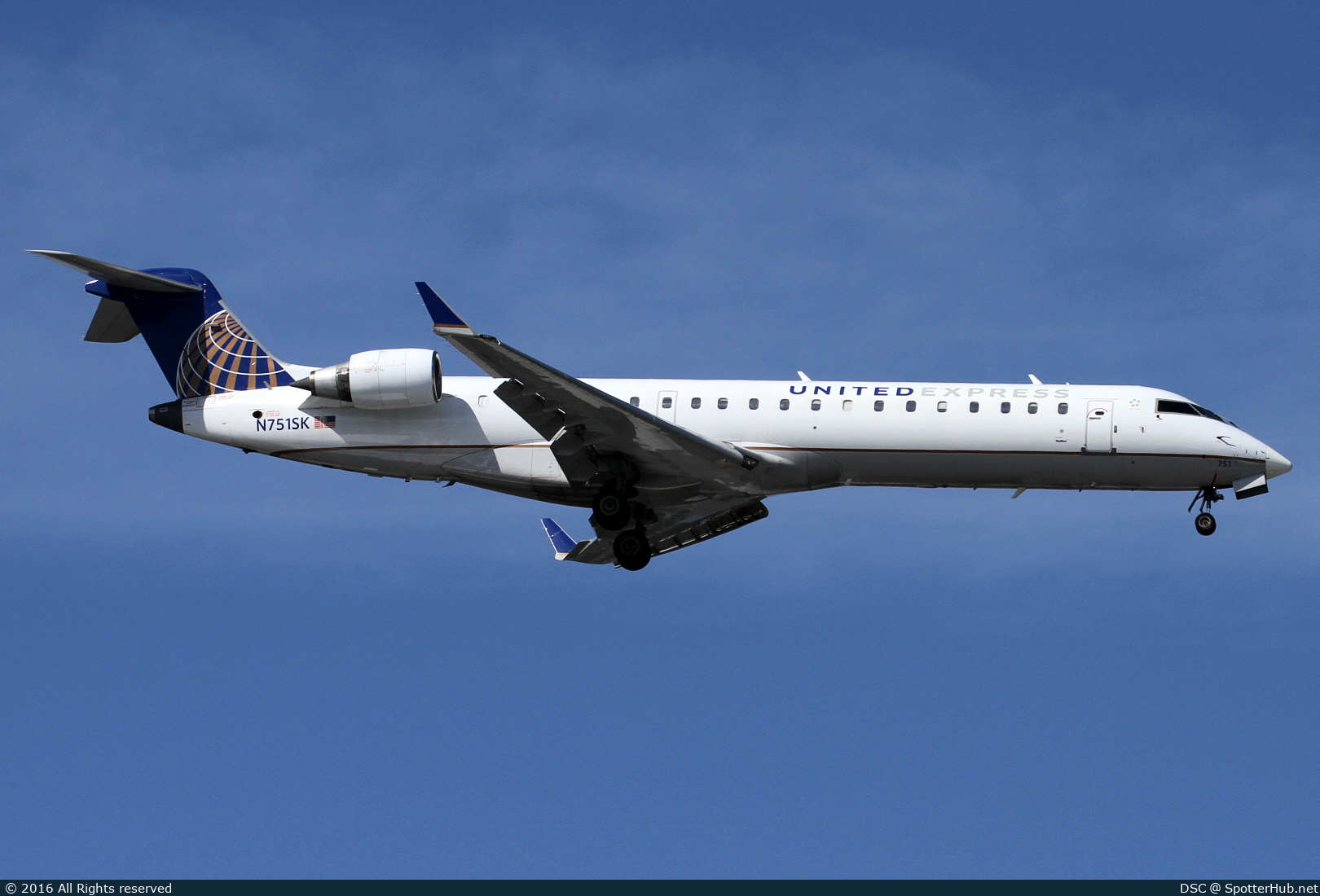 Photo of N751SK - Bombardier CRJ-701ER operated by United Express (opb SkyWest Airlines)