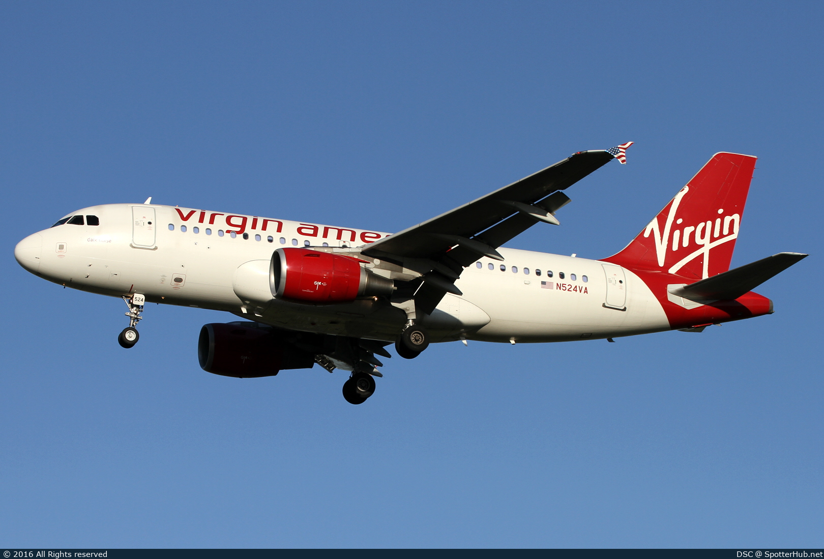 Photo of N524VA - Airbus A319-112 operated by Virgin America