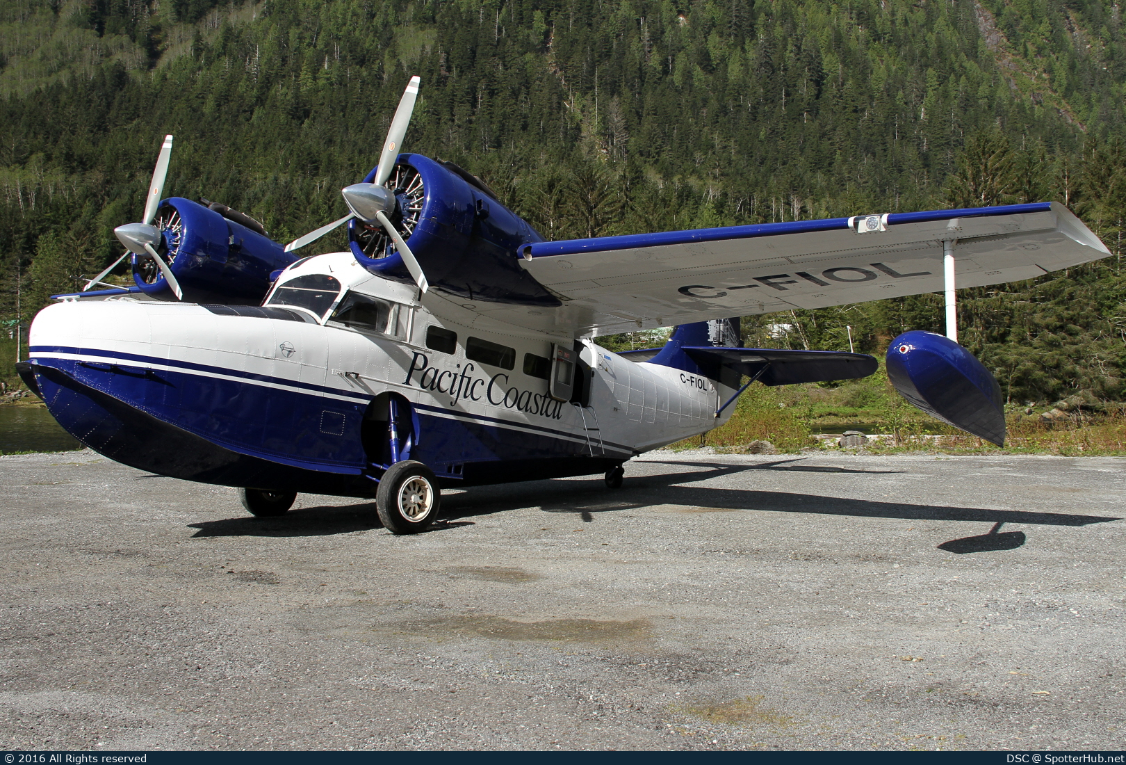 Photo of C-FIOL - Grumman G-21A Goose operated by Pacific Coastal Airlines