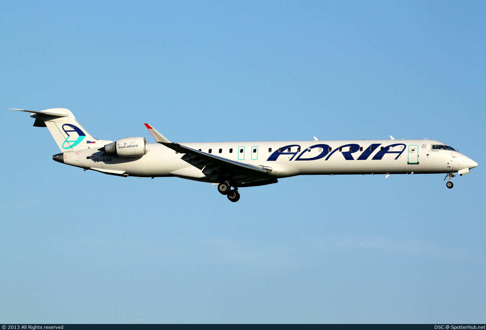 Photo of S5-AAN - Bombardier CRJ-900LR operated by Adria Airways