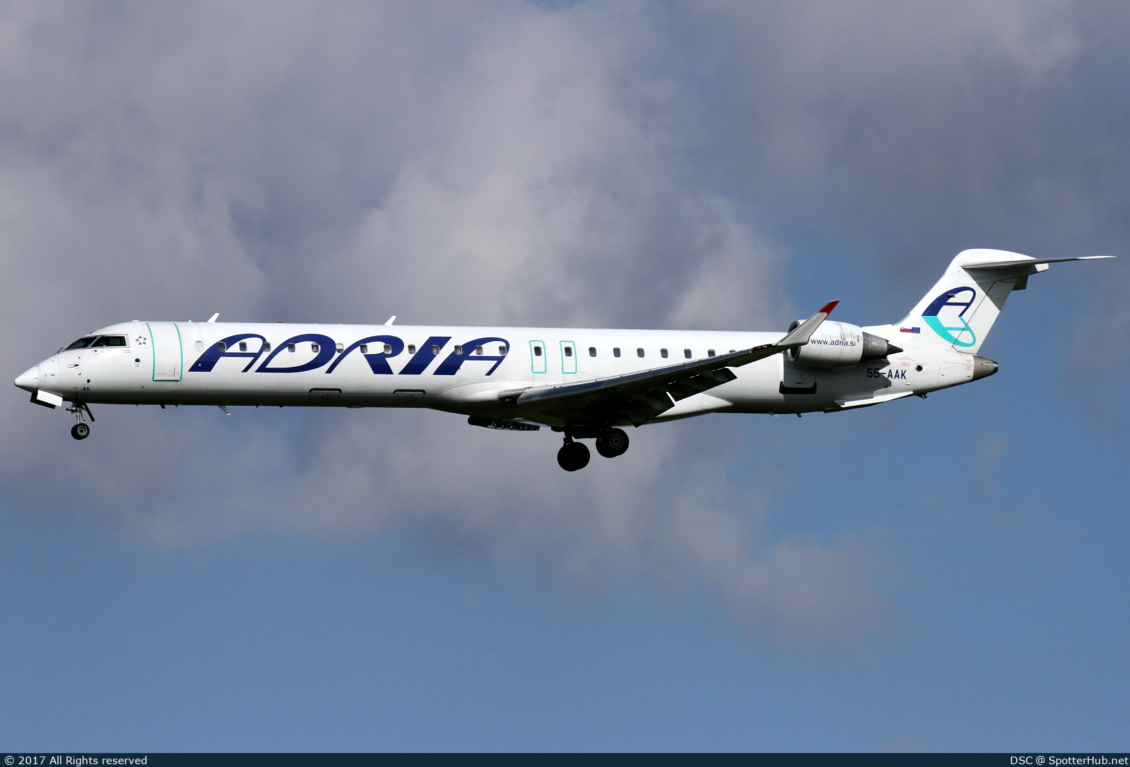 Photo of S5-AAK - Bombardier CRJ-900LR operated by Adria Airways