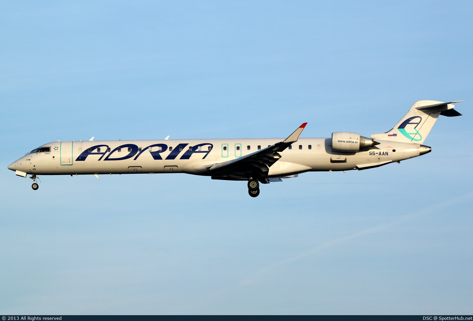 Photo of S5-AAN - Bombardier CRJ-900LR operated by Adria Airways