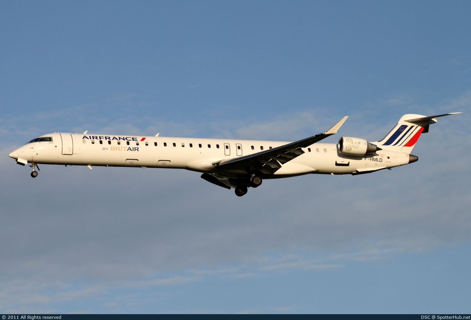 Photo of F-HMLD - Bombardier CRJ-1000EL operated by Air France (opb Brit Air)