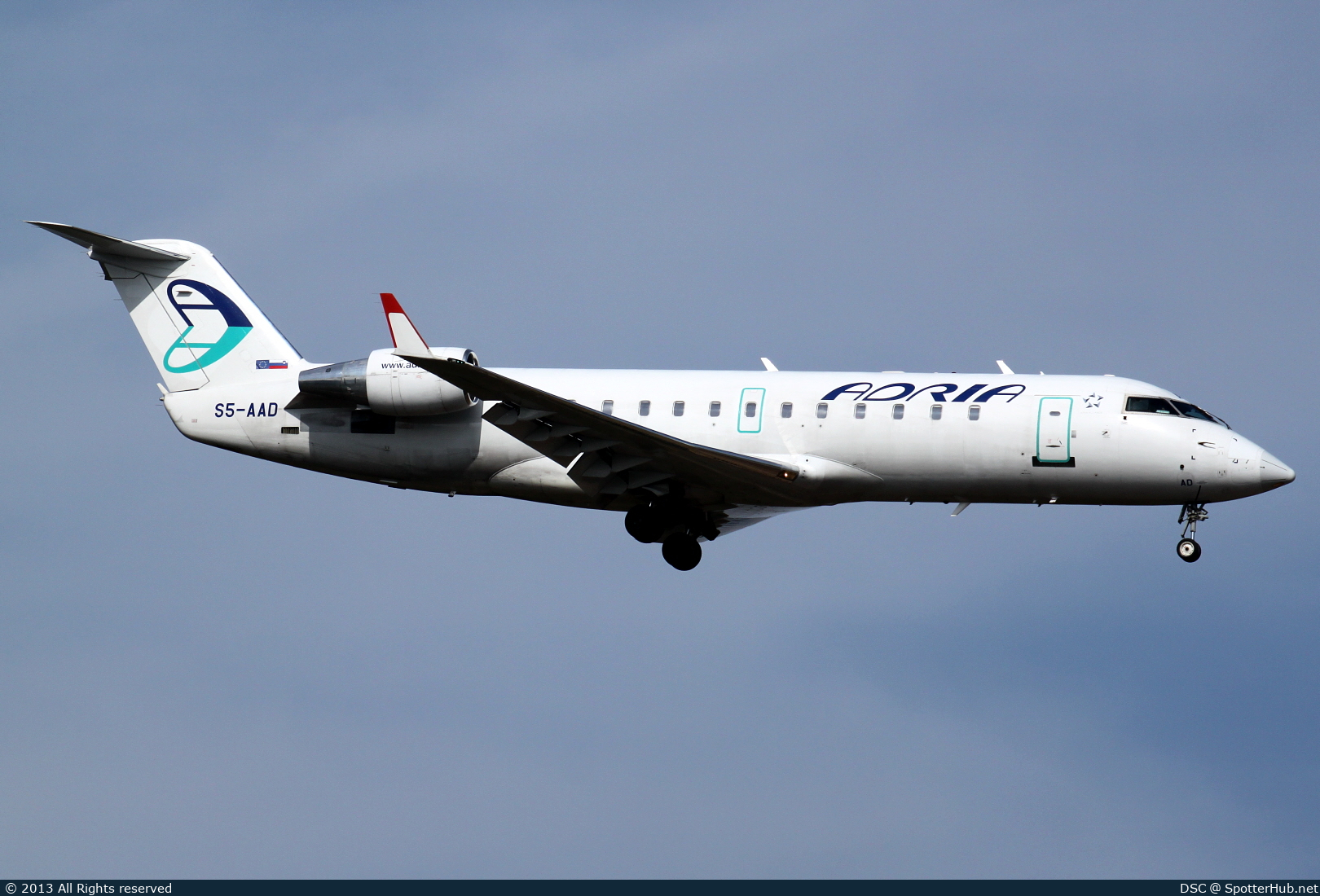Photo of S5-AAD - Bombardier CRJ-200LR operated by Adria Airways