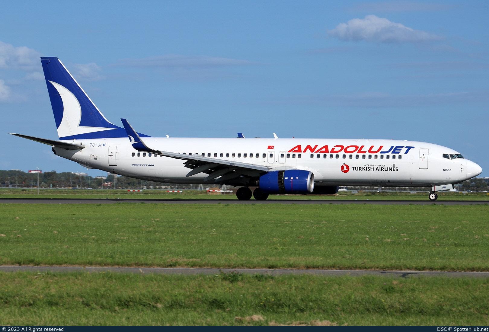 Photo of TC-JFM - Boeing 737-8F2 operated by AnadoluJet