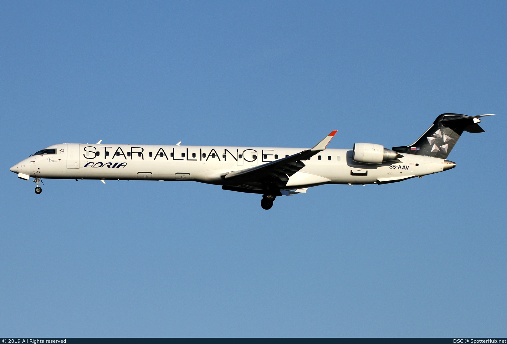 Photo of S5-AAV - Bombardier CRJ-900LR operated by Adria Airways