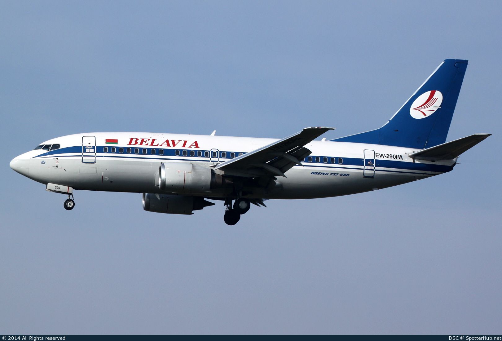 Photo of EW-290PA - Boeing 737-5Q8 operated by Belavia