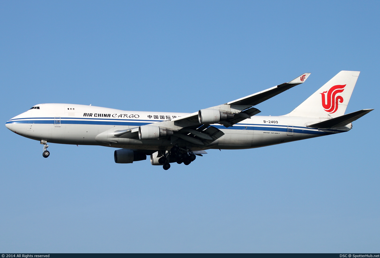 Photo of B-2409 - Boeing 747-412F operated by Air China Cargo