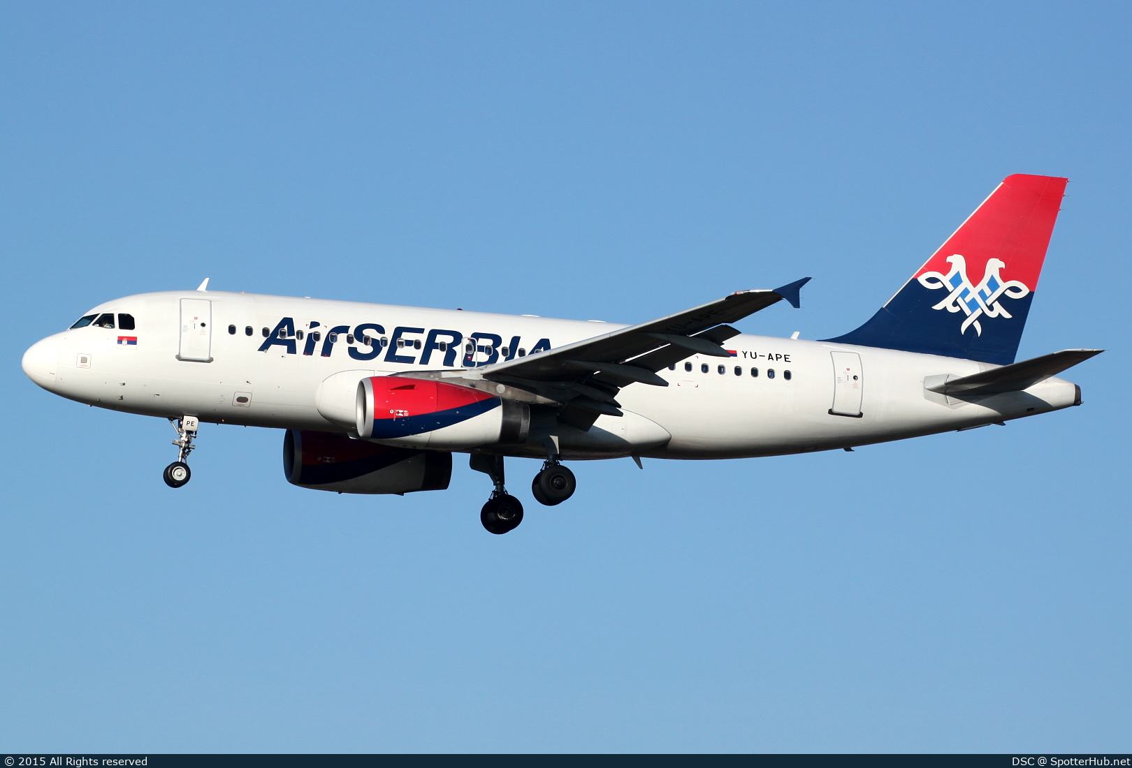 Photo of YU-APE - Airbus A319-132 operated by Air Serbia