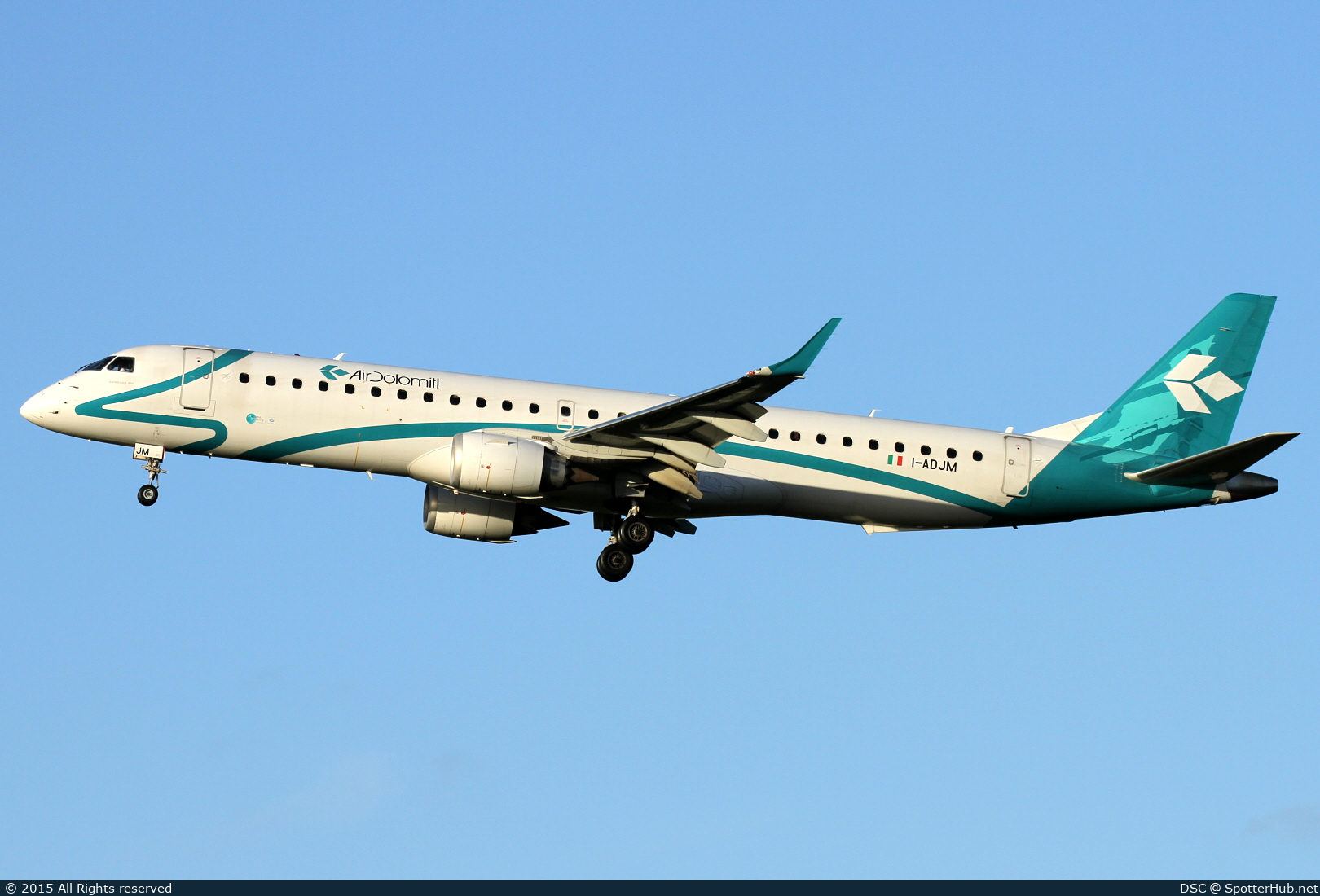 Photo of I-ADJM - Embraer ERJ-195LR operated by Air Dolomiti