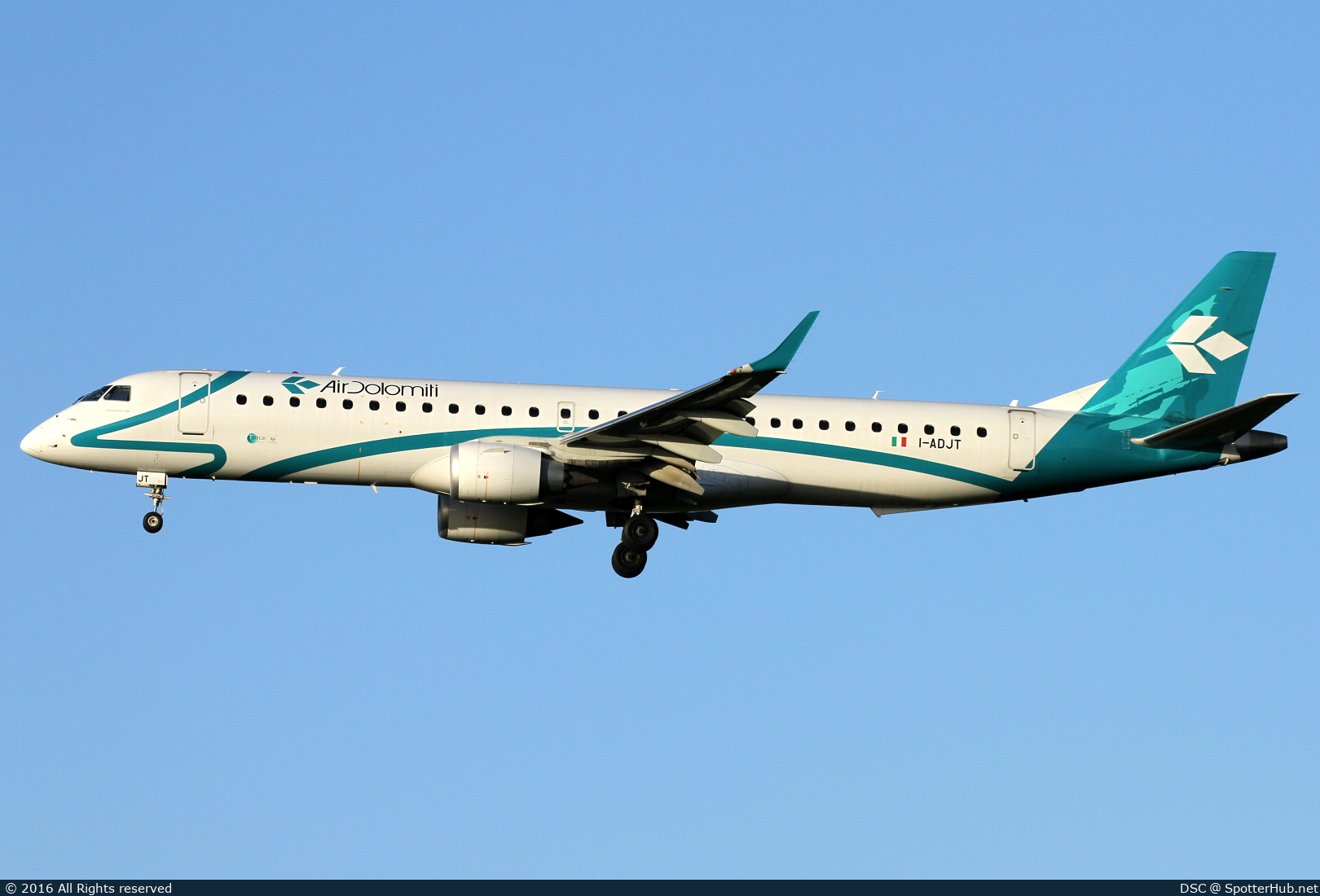 Photo of I-ADJT - Embraer ERJ-195LR operated by Air Dolomiti