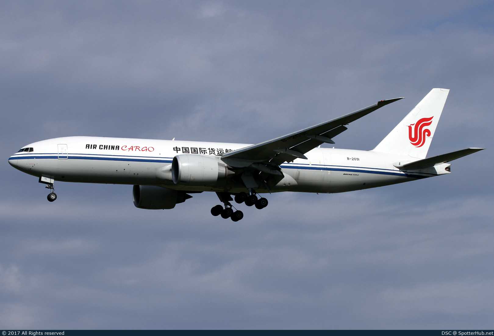 Photo of B-2091 - Boeing 777-FFT operated by Air China Cargo