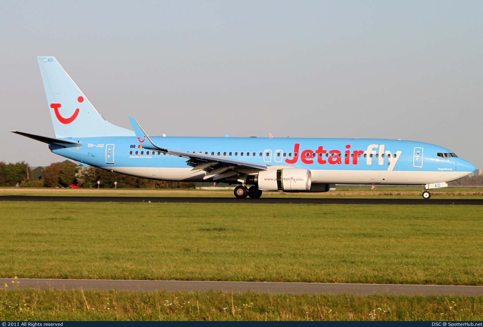 Photo of OO-JAD - Boeing 737-8K5 operated by Jetairfly
